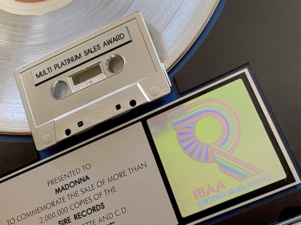 Madonna I’m Breathless RIAA Platinum Record Award Memorabilia Catalogue