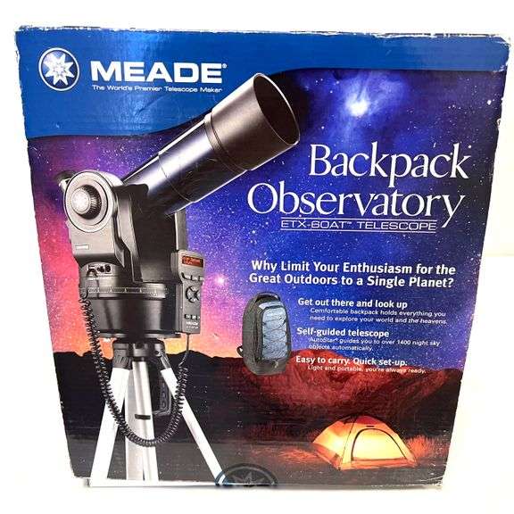 MEADE BACKPACK OBSERVATORY TELESCOPE LIKE NEW! Auctionology LLC