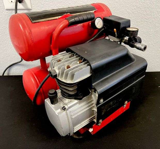 Husky HL540200 4-Gallon Dual Tank Air Compressor - Auctionology LLC