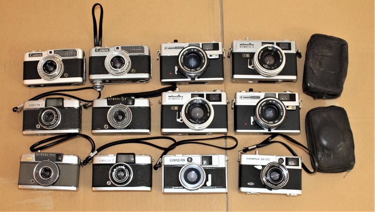 コンパクトカメラ OLYMPUS PEN EE EE3 CANON Demi MINOLTA HIMATIC 等オリンパス キヤノン