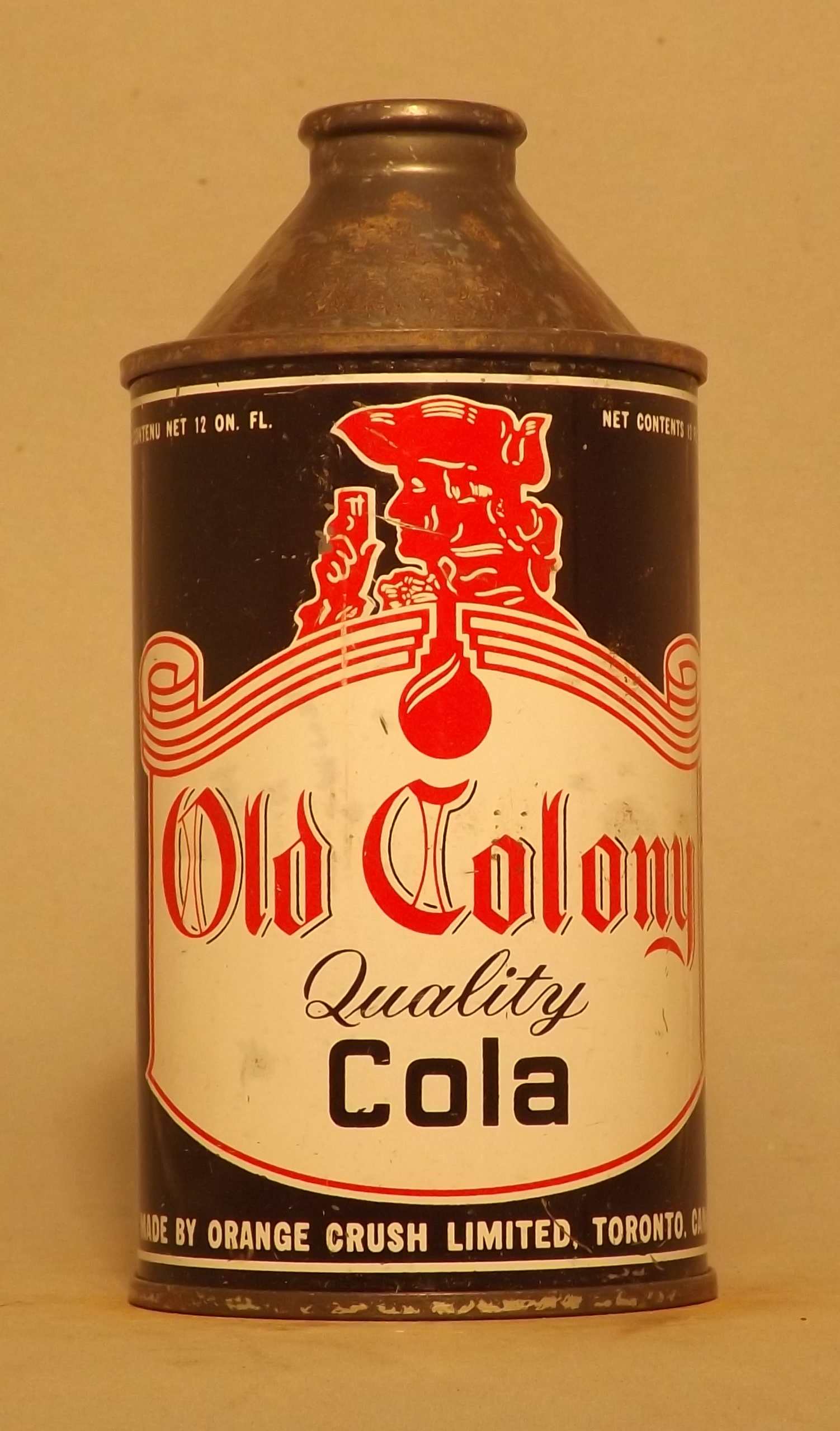 Lot Detail Old Colony Cola Cone Top CANADA