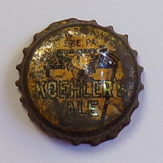 Lot Detail Koehler's Keystone CorkBacked Crown 2, Erie, PA
