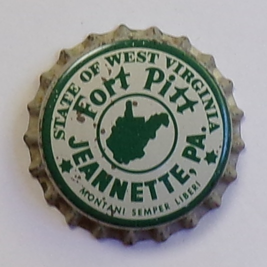Lot Detail Fort Pitt Brewing Co. West Vitginia CorkBacked Crown, 7