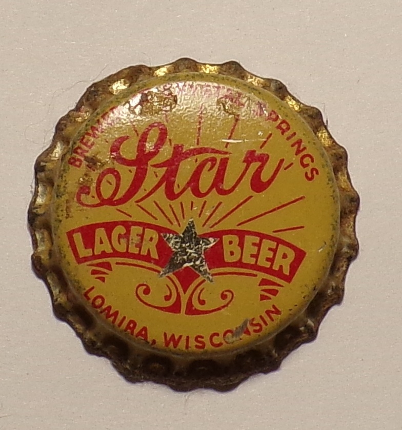 Lot Detail Star Lager Beer Unused Crown, Lomira, WI