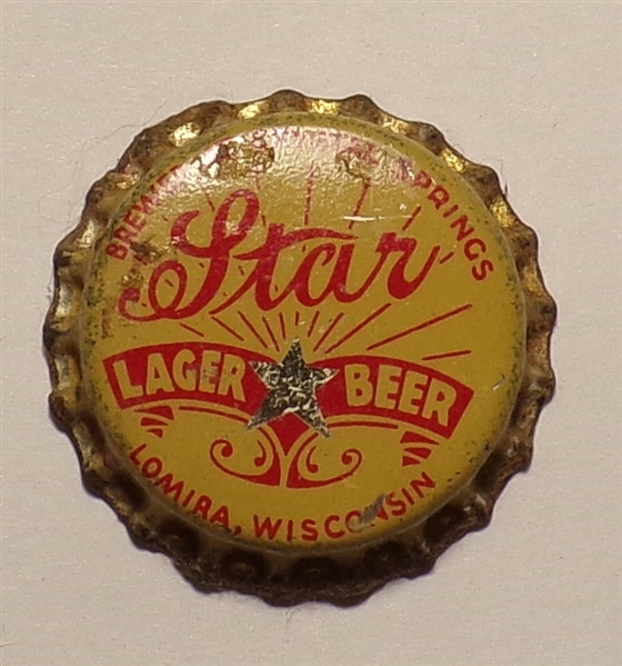 Lot Detail Star Lager Beer Unused Crown, Lomira, WI