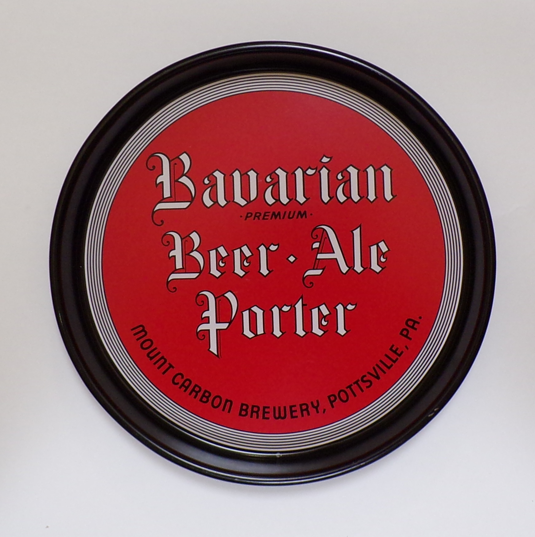 Lot Detail Bavarian 13" Tray, Mt. Carbon Br. Co., Pottsville, PA