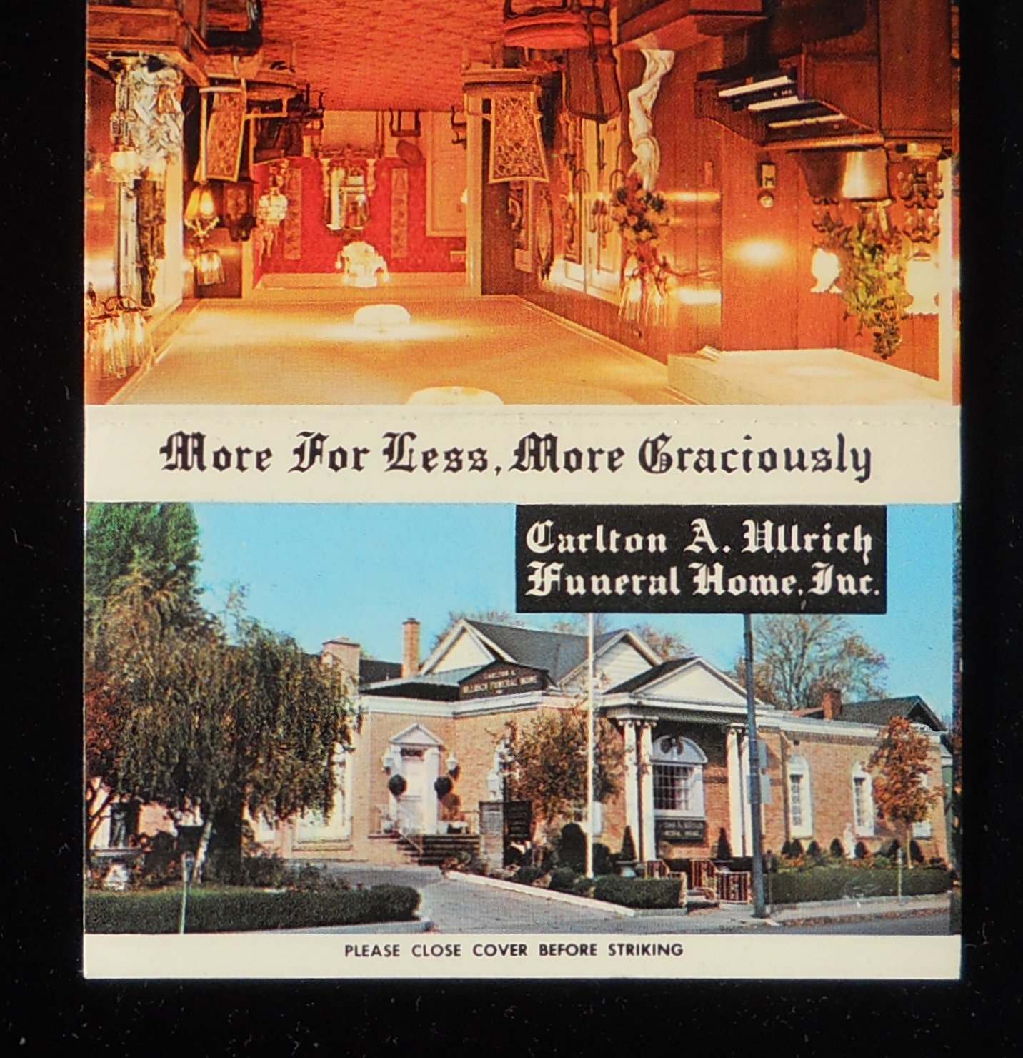 1960s INTERIOR Carlton A. Ullrich Funeral Home 3272 Bailey Ave. Buffalo