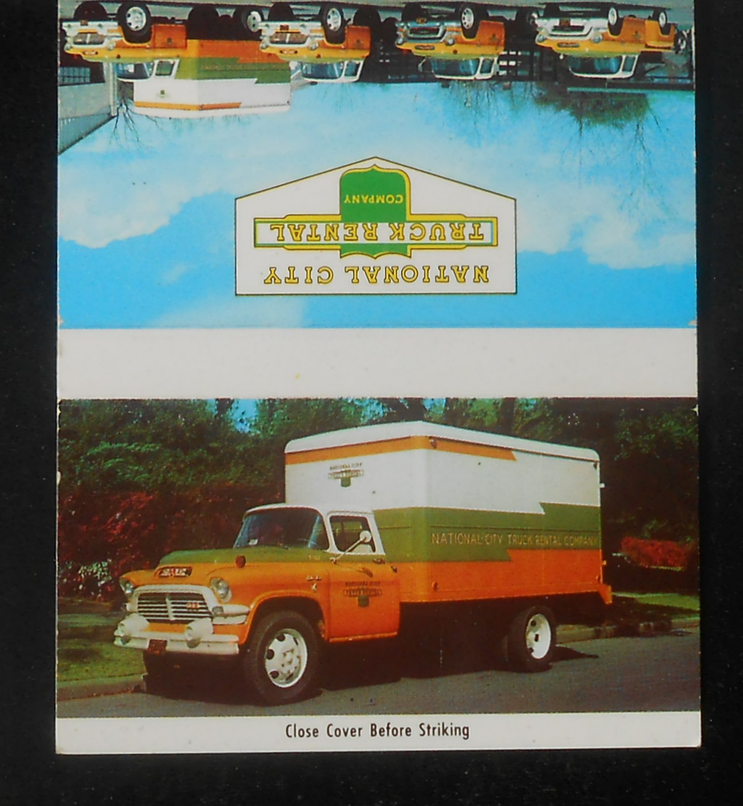 1950s National City Truck Rental Co. Springhill Av Old GMC Truck Rates