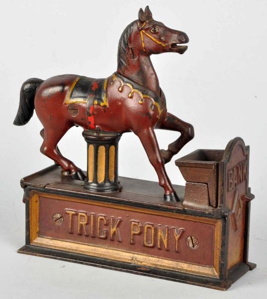 Lot Detail CAST IRON TRICK PONY MECHANICAL BANK.