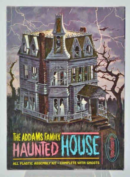 Lot Detail - AURORA ADDAM'S FAMILY HAUNTED HOUSE MODEL KIT.