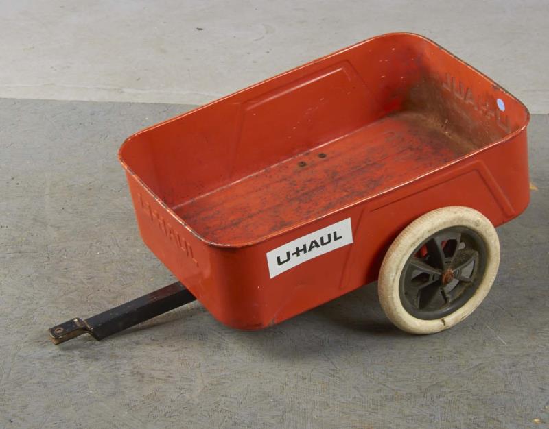 Lot Detail PRESSED STEEL UHAUL PEDAL CAR TRAILER