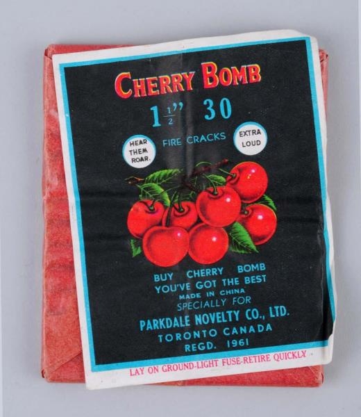 Lot Detail CHERRY BOMB 30PACK FIRECRACKERS.