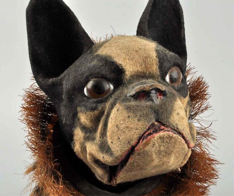 Lot Detail SCARCE PAPER MACHE FRENCH BULLDOG NODDER.