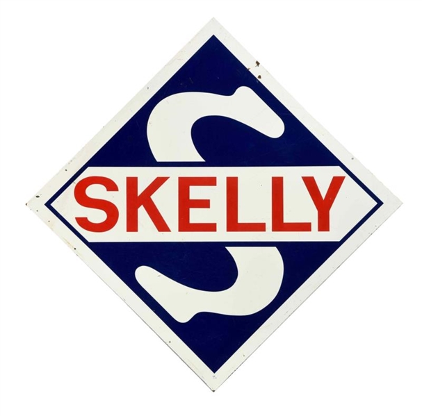 Lot Detail SKELLY IDENTIFICATION PORCELAIN SIGN.