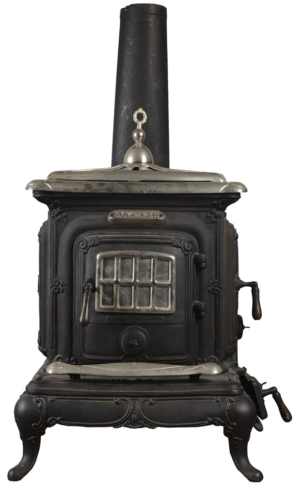 Lot Detail CAST IRON PARLOR STOVE