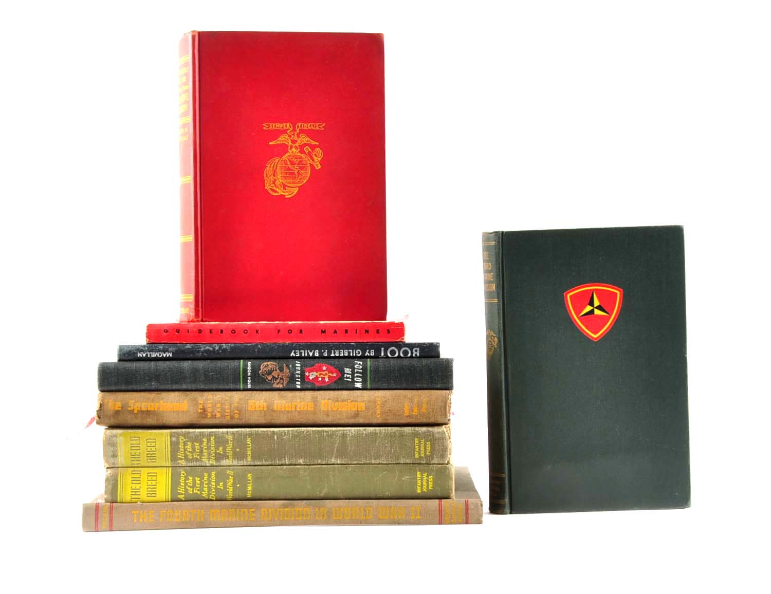 Lot Detail LARGE LOT OF MARINE CORPS HISTORY BOOKS.