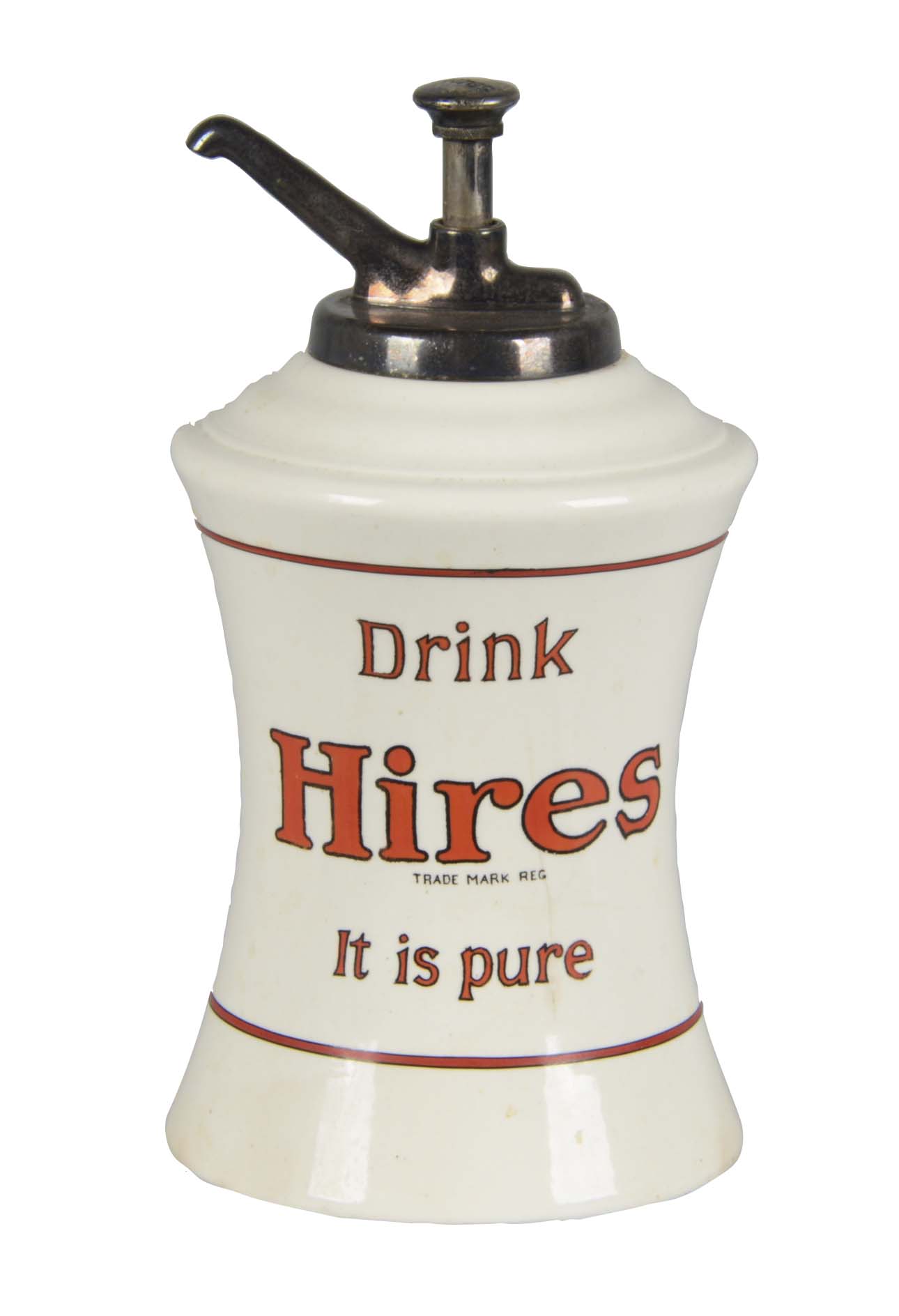 Lot Detail DRINK HIRES PORCELAIN SYRUP DISPENSER
