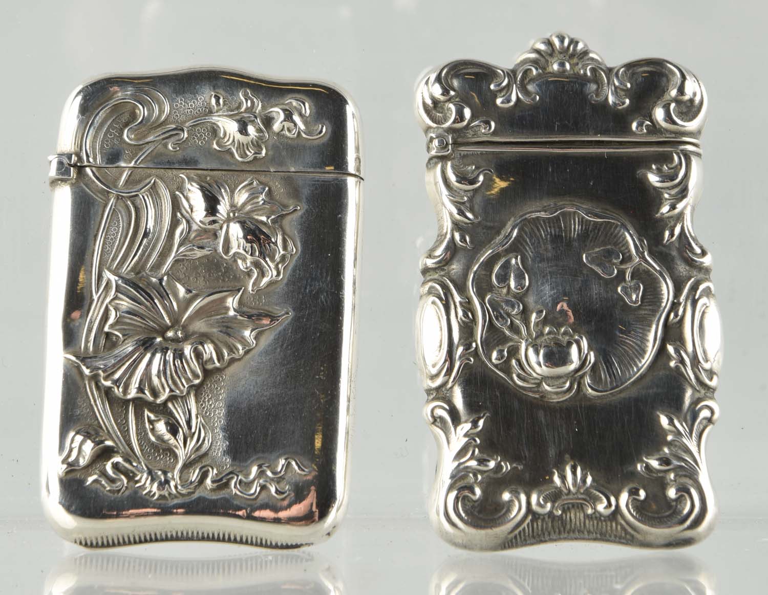 Lot Detail LOT OF 2 STERLING SILVER MATCH SAFES.