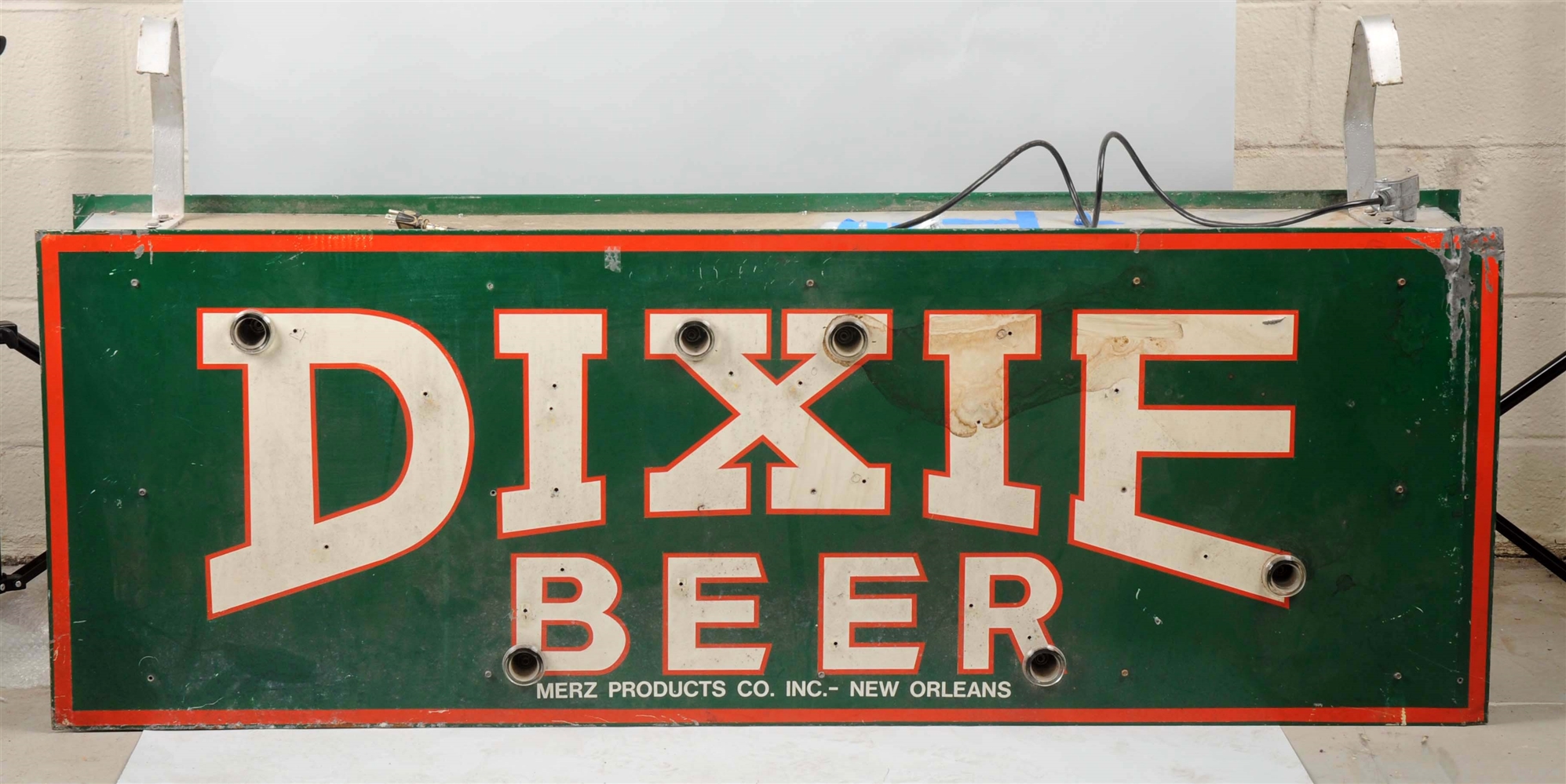 Lot Detail DIXIE BEER DOUBLE SIDED NEON SIGN.