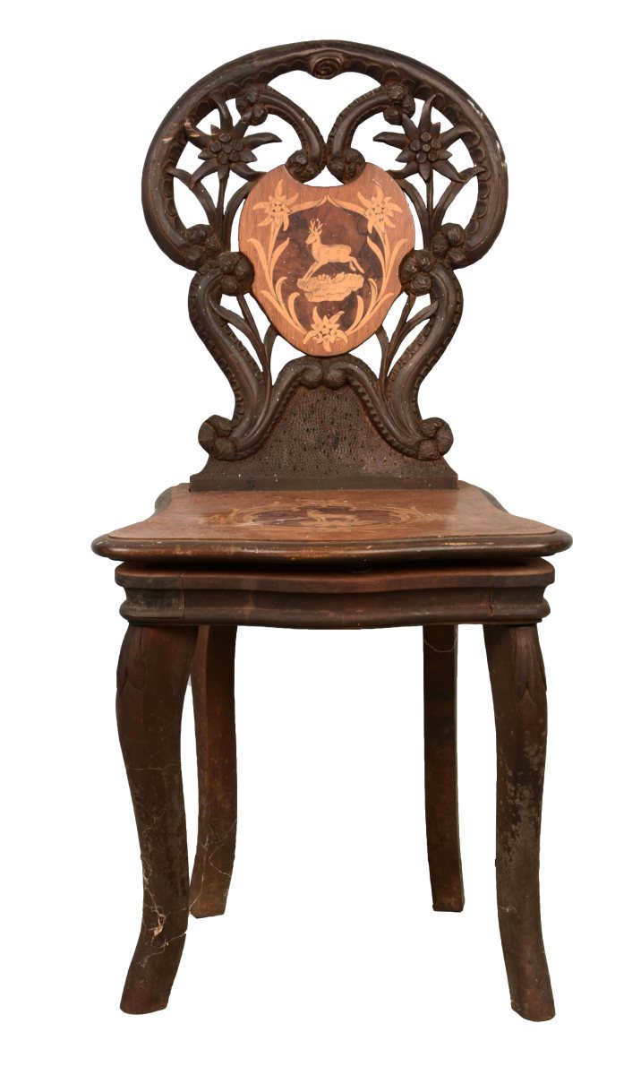 Lot Detail CHILD'S BLACK FOREST MUSICAL CHAIR MUSIC BOX.