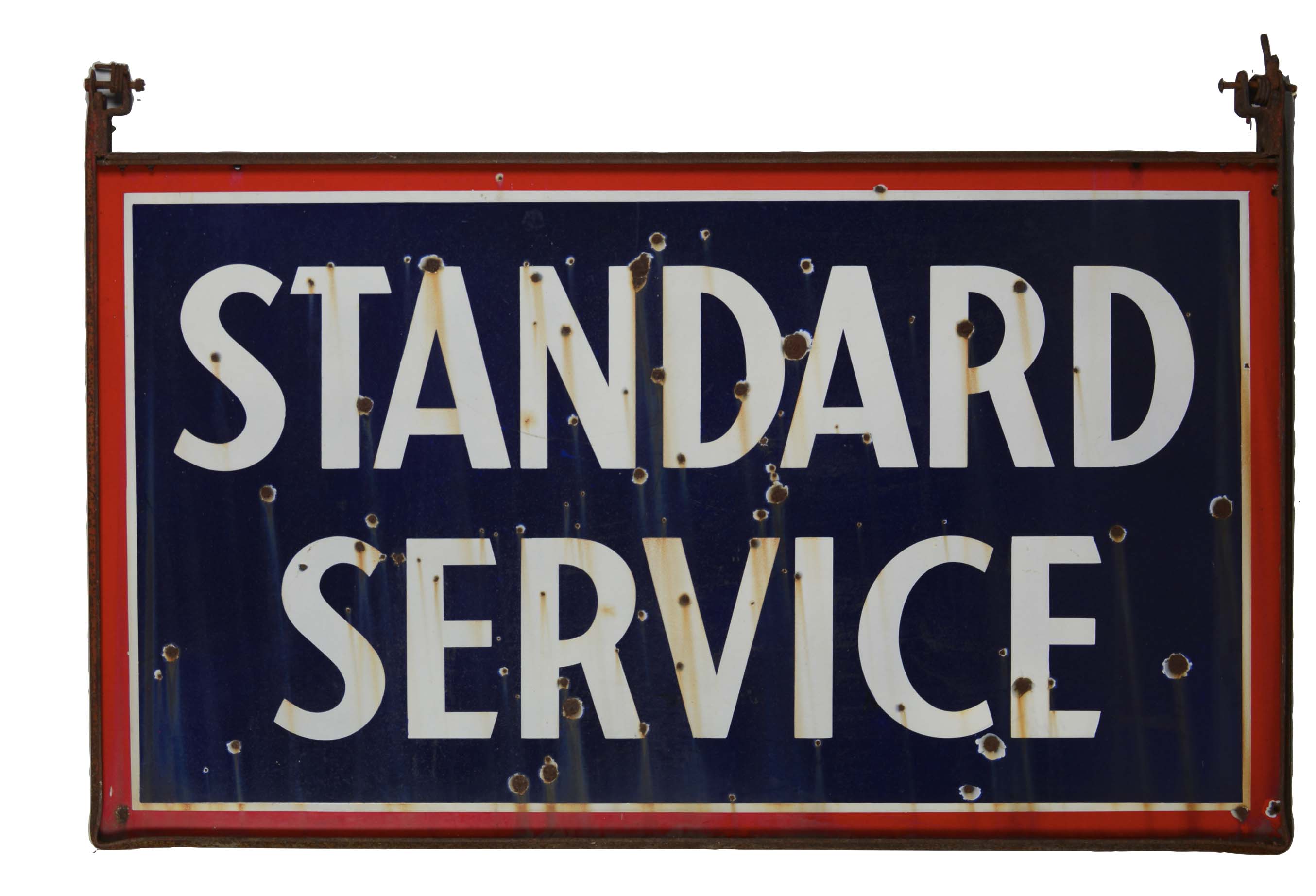 Lot Detail Standard Service Porcelain Sign