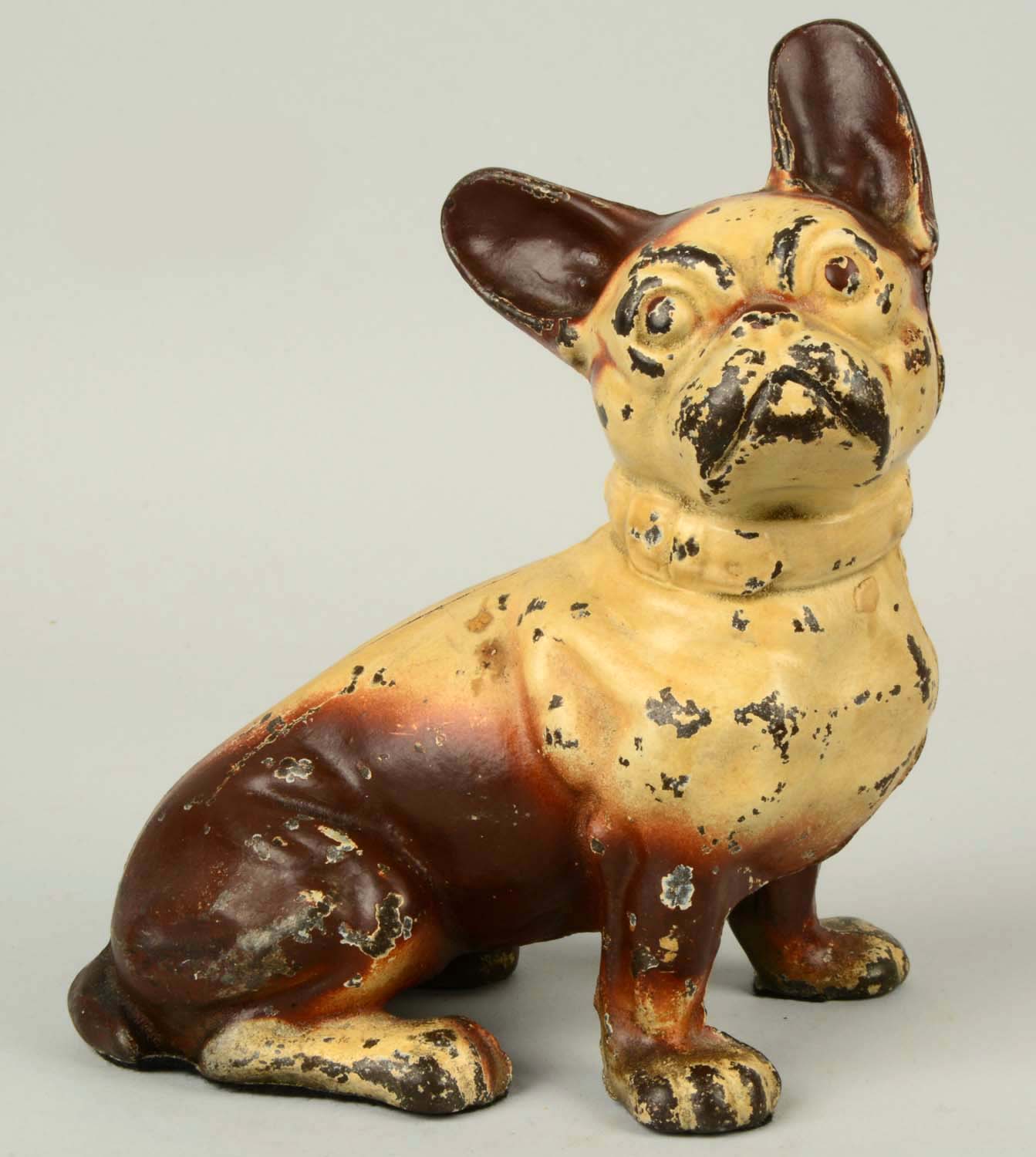 Lot Detail CAST IRON SITTING FRENCH BULLDOG DOORSTOP.