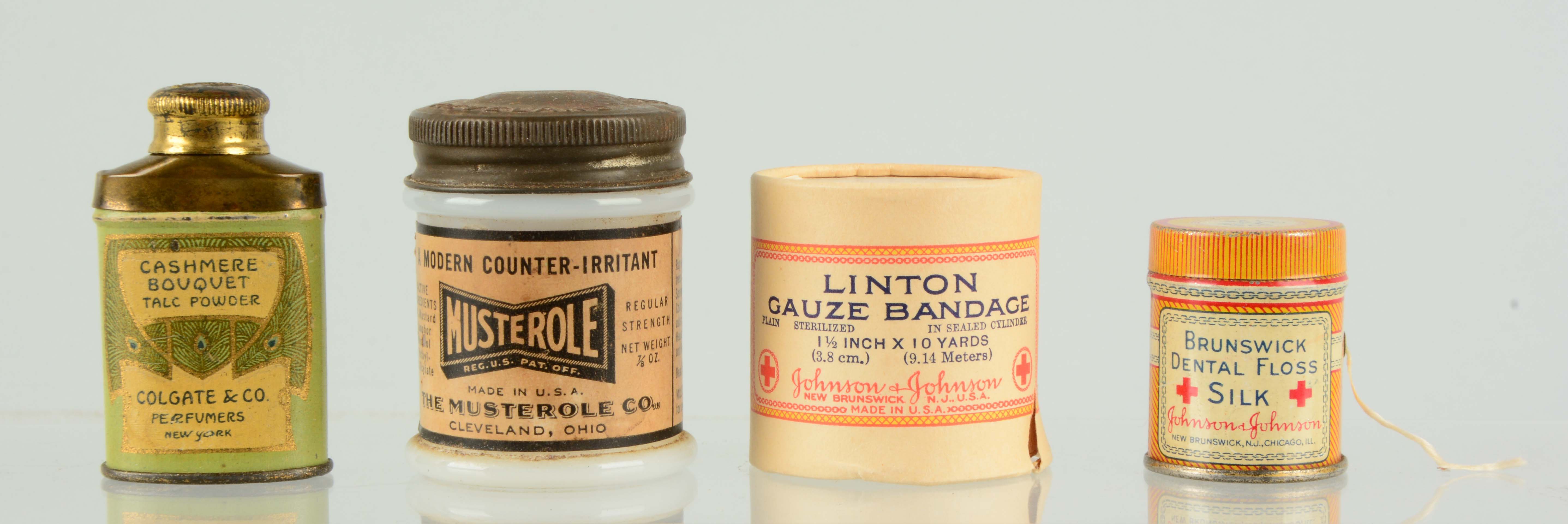 Lot Detail LOT OF 10 ASSORTED MEDICAL TINS.