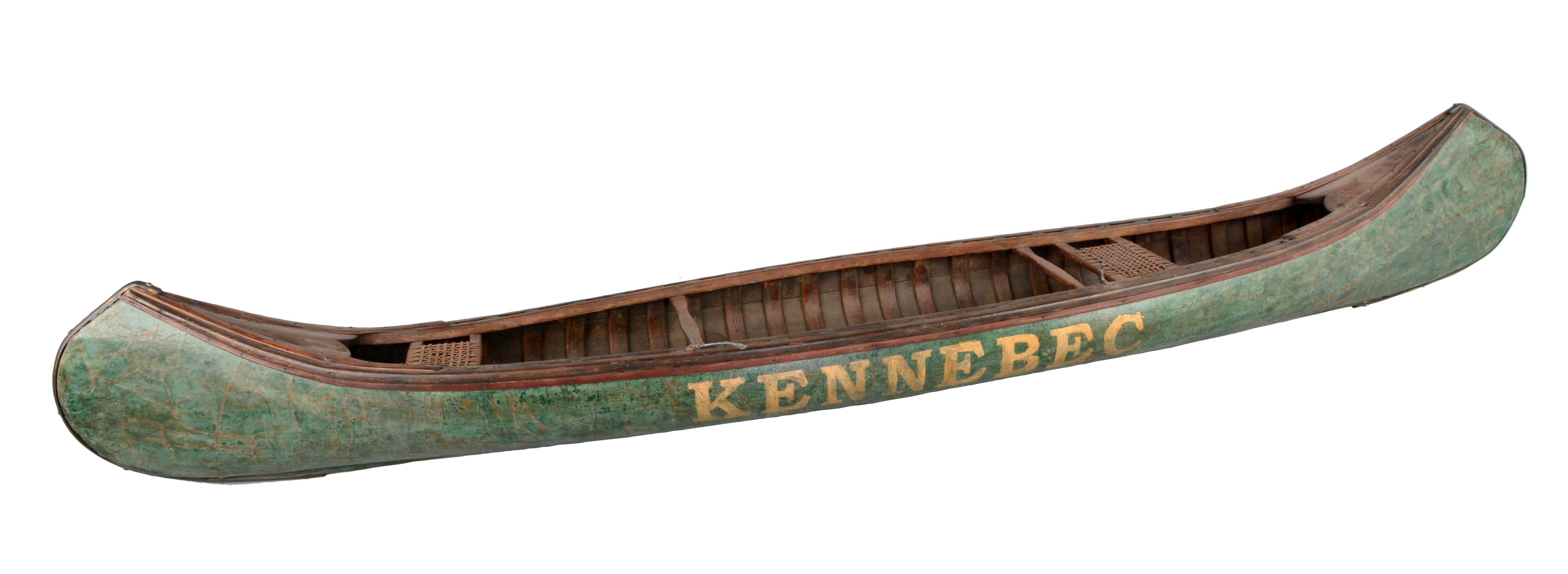 Lot Detail KENNEBEC CANOE STORE DISPLAY SAMPLE CANOE.