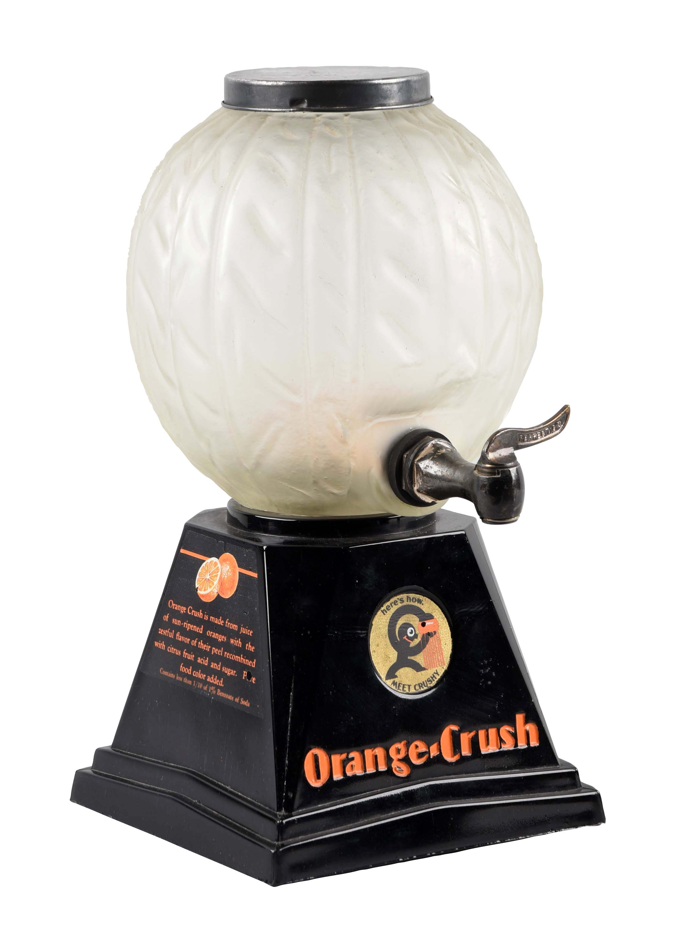 Lot Detail 1930'S ORANGE CRUSH SYRUP DISPENSER.