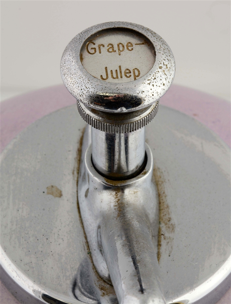 Lot Detail GRAPE JULEP SYRUP DISPENSER.