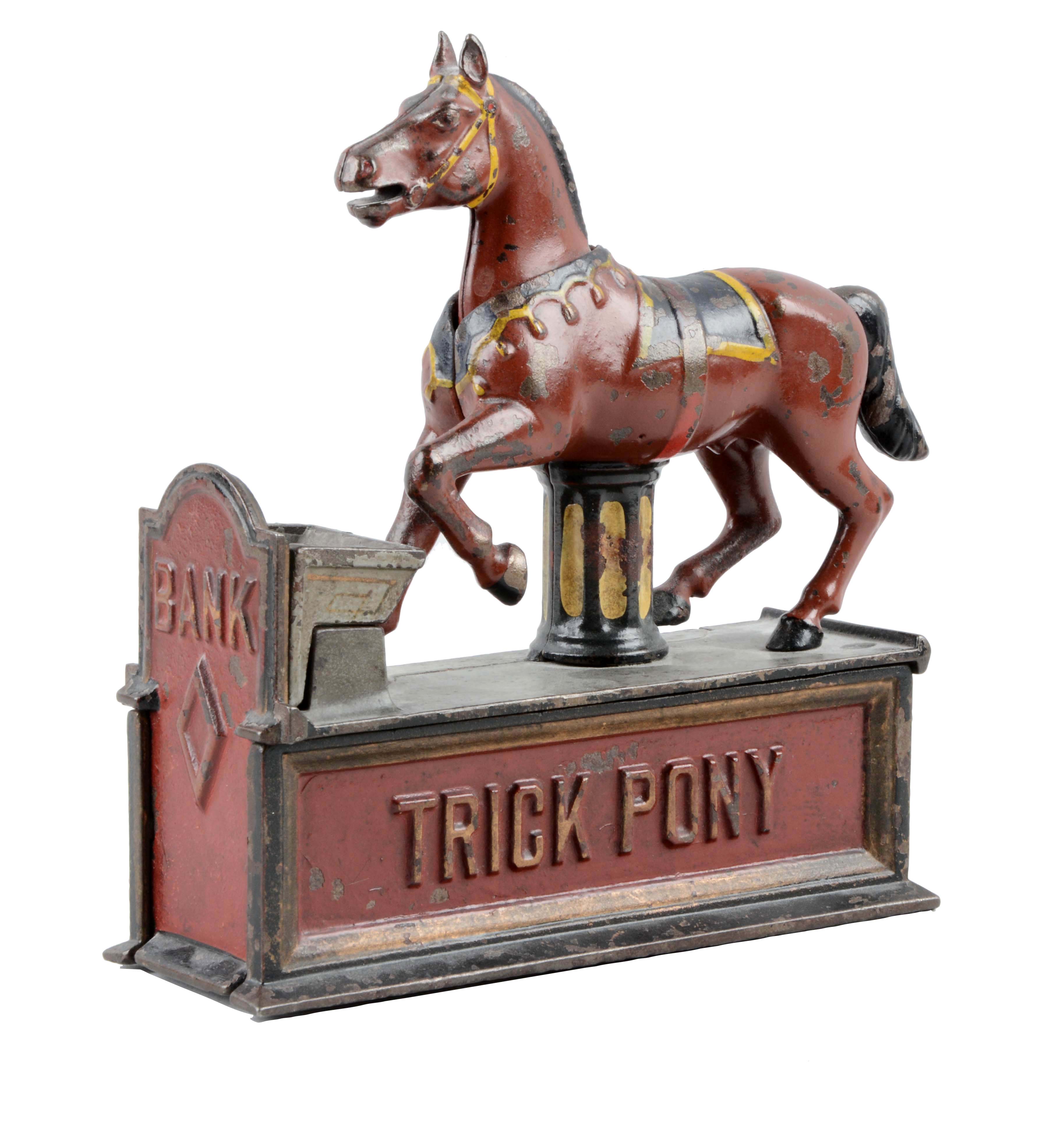 Lot Detail SHEPARD HARDWARE CAST IRON TRICK PONY MECHANICAL BANK.