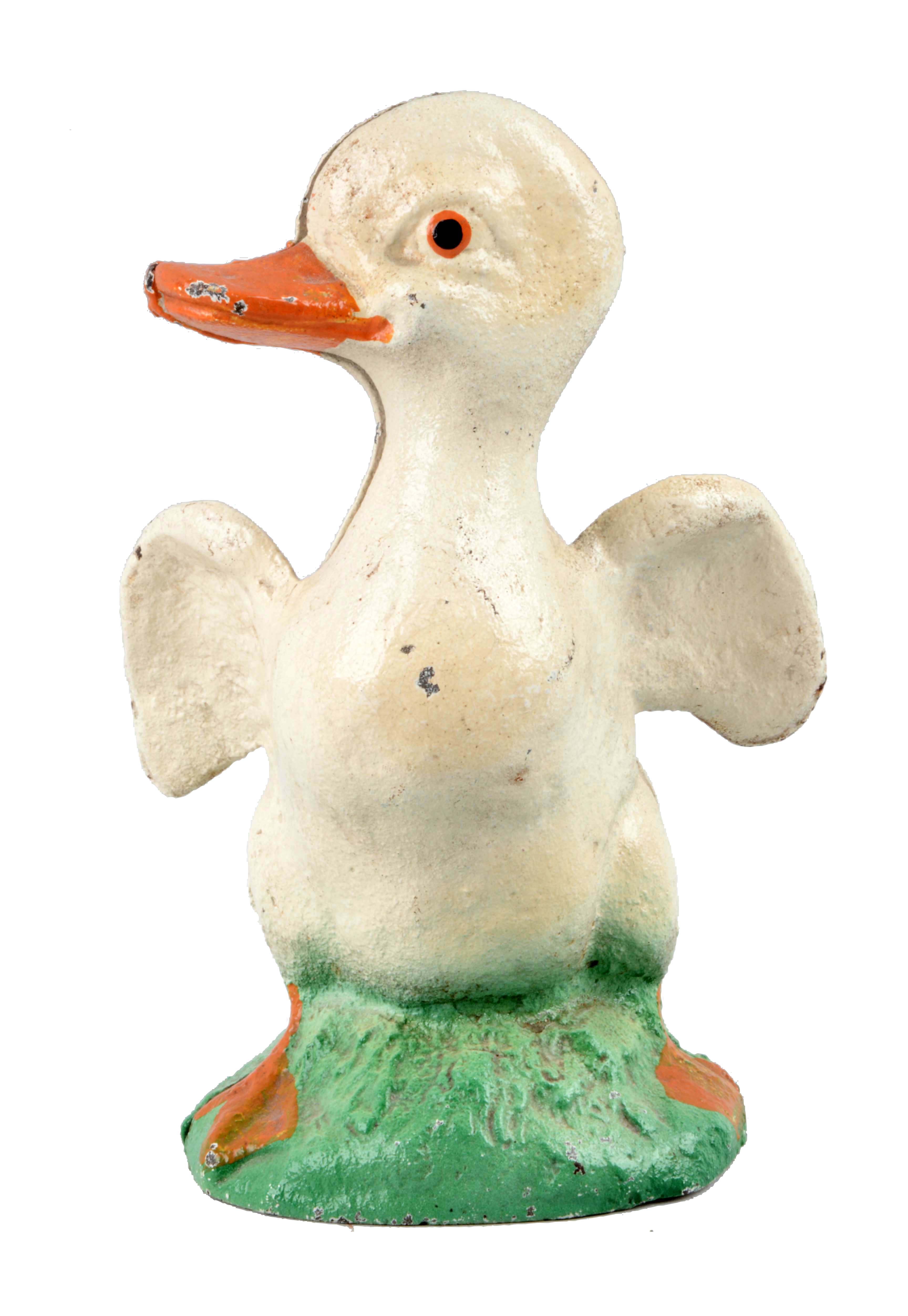 Lot Detail HUBLEY CAST IRON DUCK STILL BANK.
