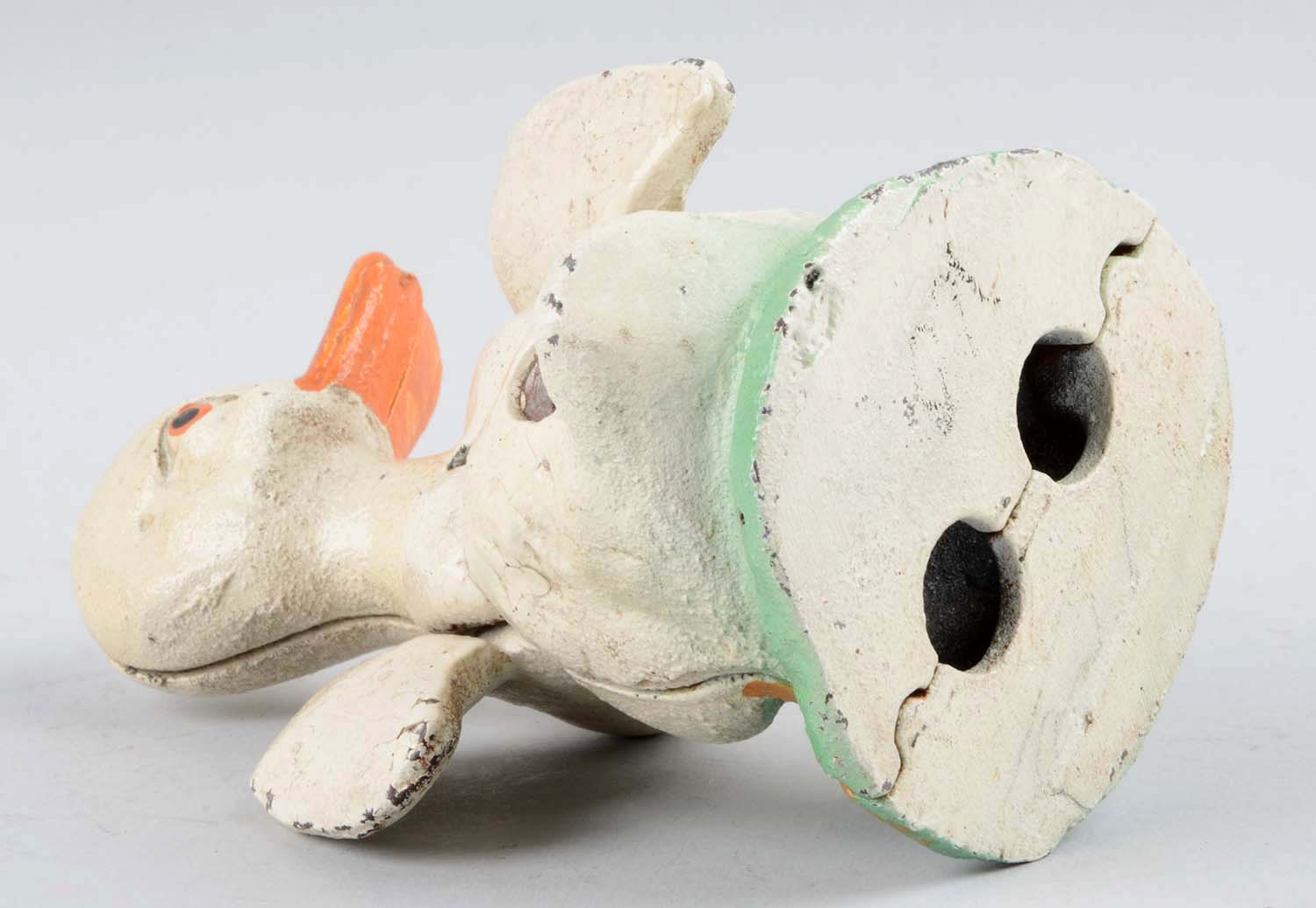 Lot Detail HUBLEY CAST IRON DUCK STILL BANK.