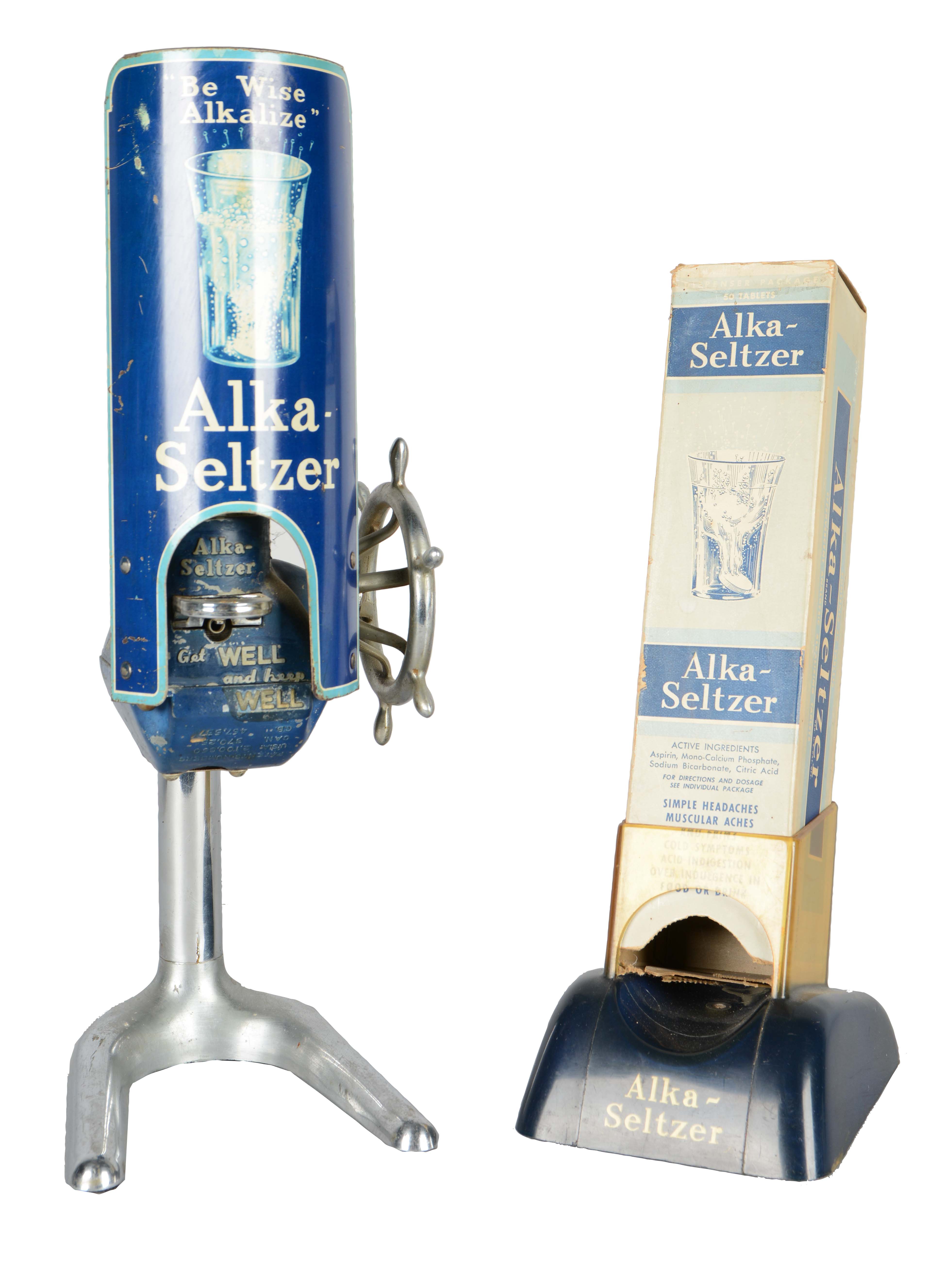 Lot Detail LOT OF 2 ALKASELTZER DISPENSERS.