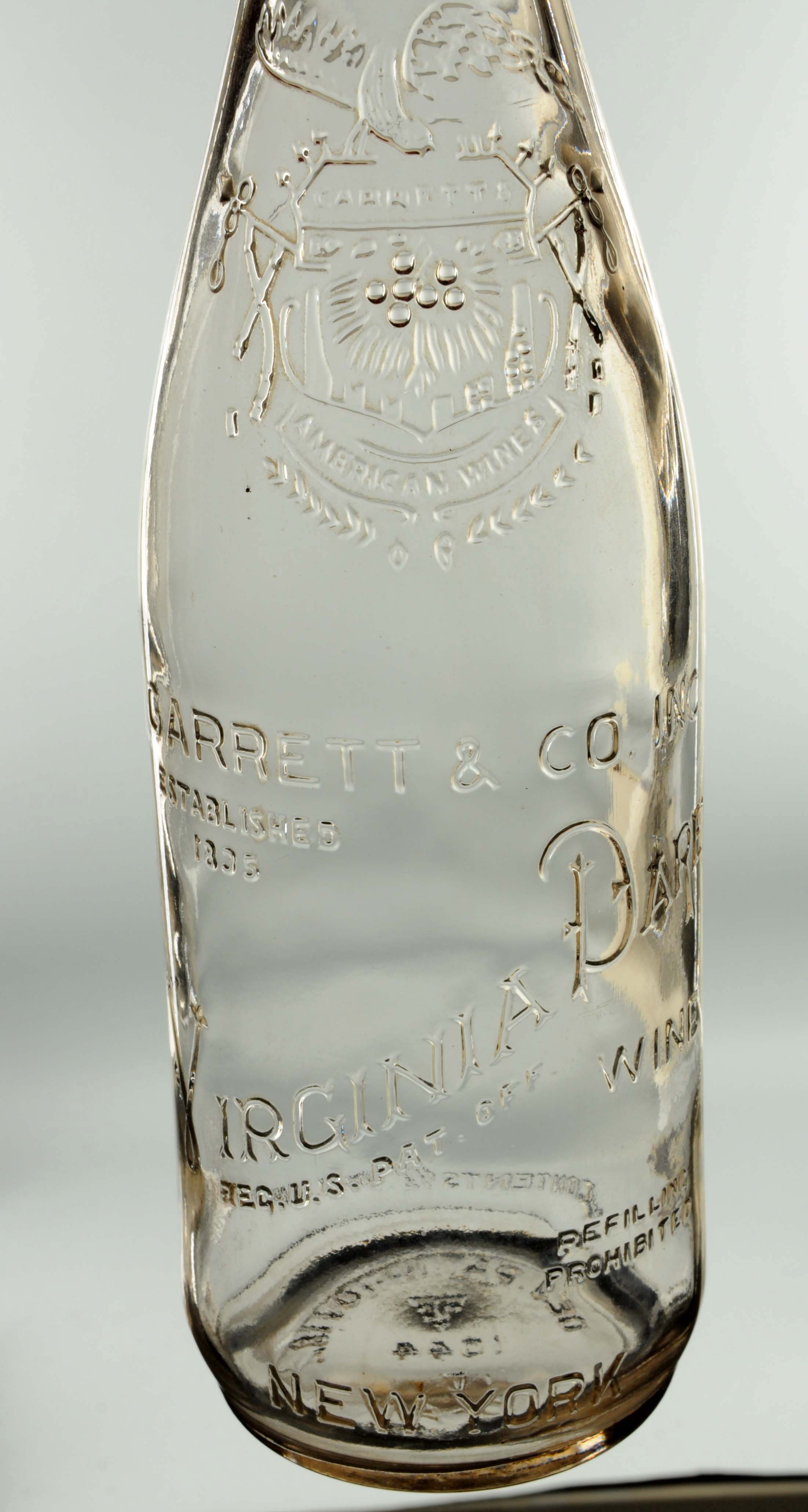 Lot Detail LOT OF 6 VIRGINIA DARE WINE BOTTLES.