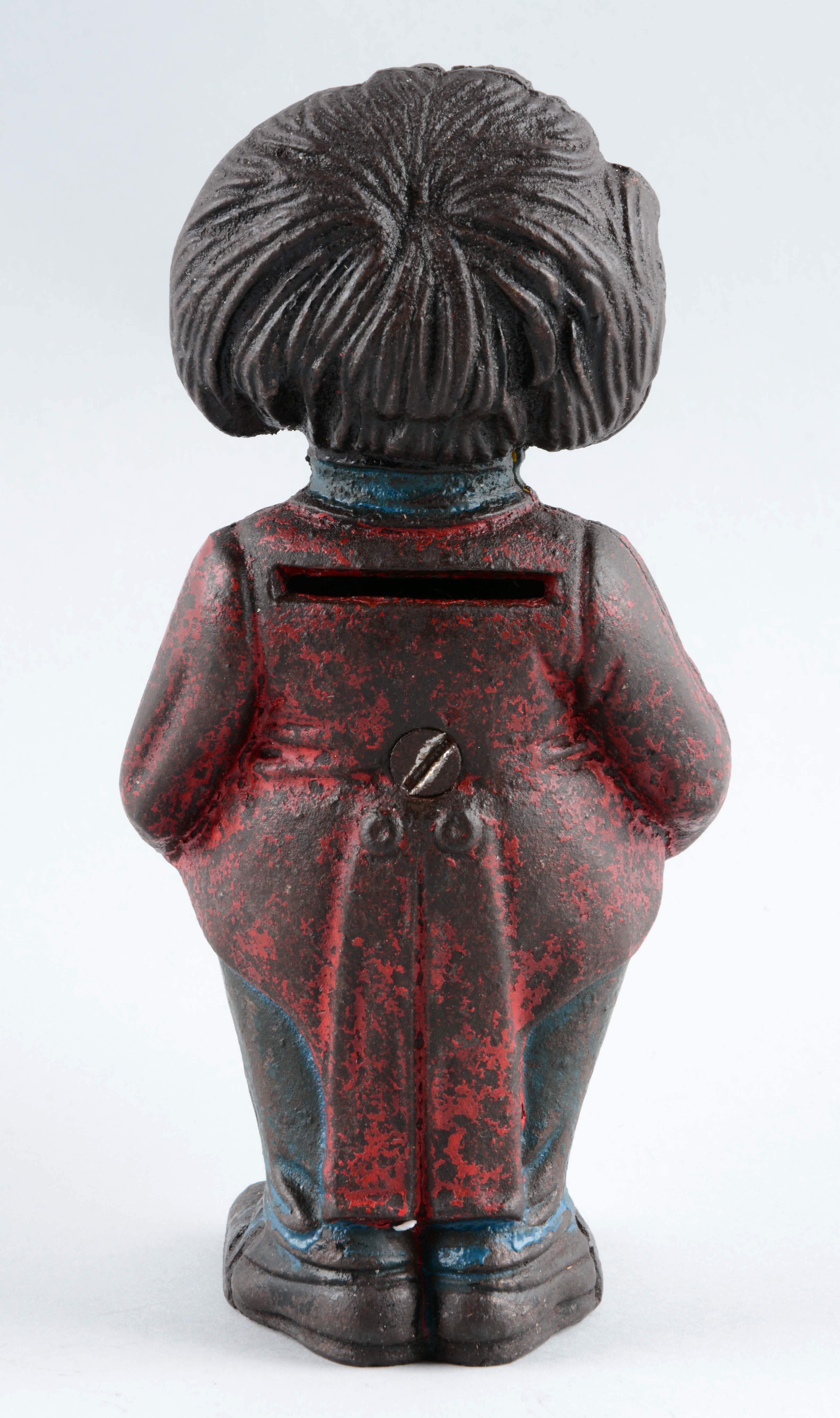 Lot Detail CAST IRON ENGLISH GOLLIWOG STILL BANK.