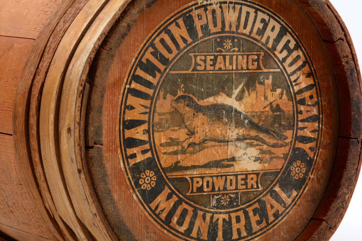 Lot Detail RARE 12 1/2 LB. POWDER KEG FOR SEALING POWDER.