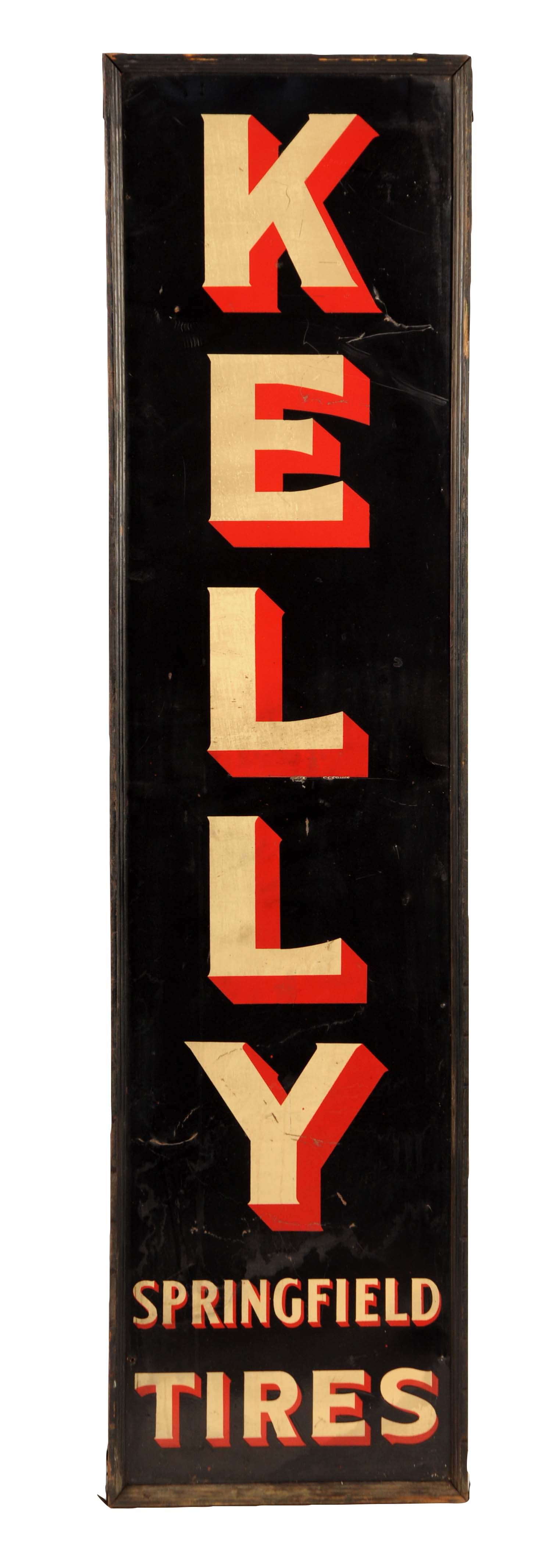 Lot Detail KELLY SPRINGFIELD TIRES VERTICAL METAL SIGN.