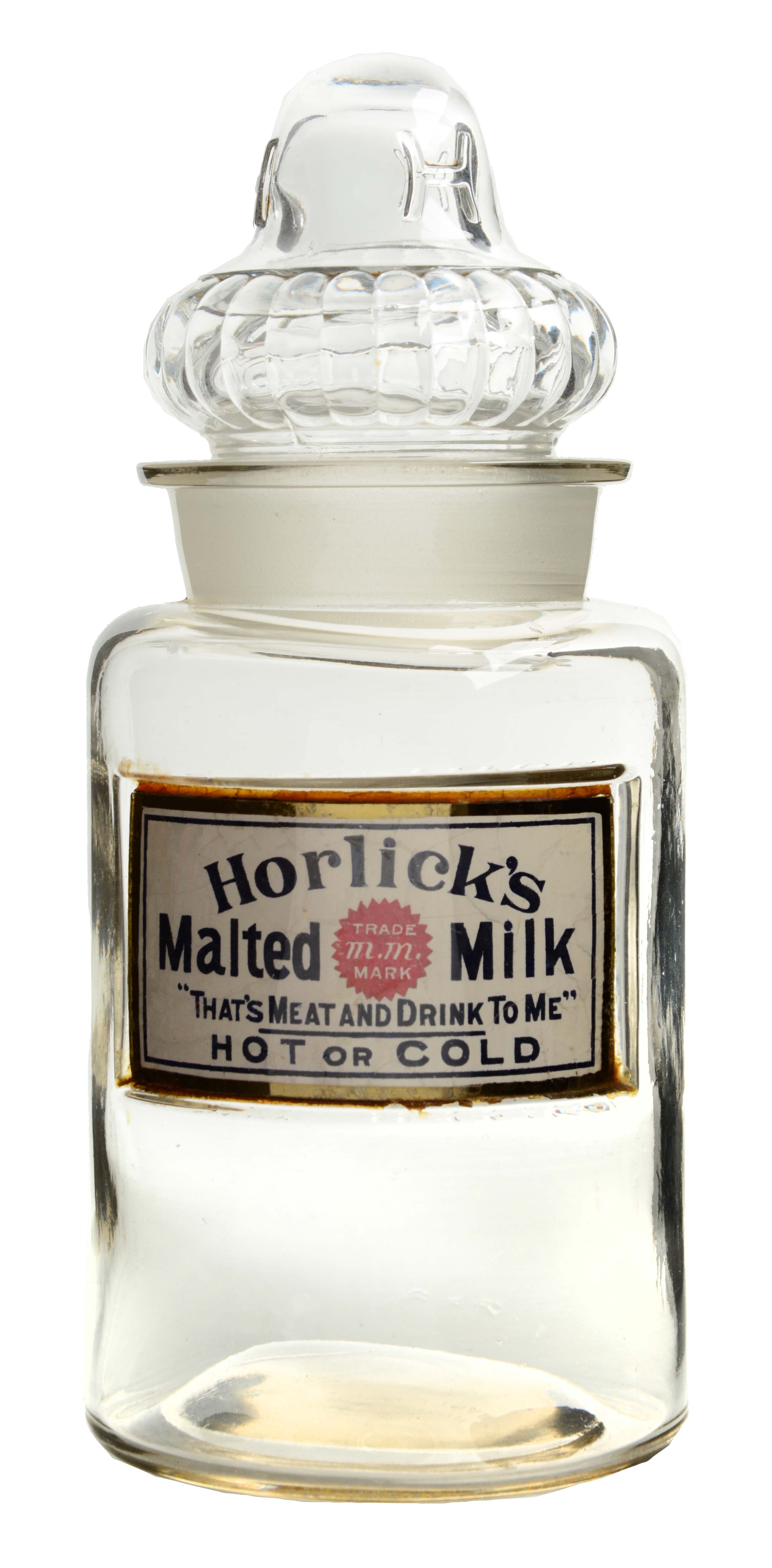 Lot Detail HORLICK'S MALTED MILK JAR.