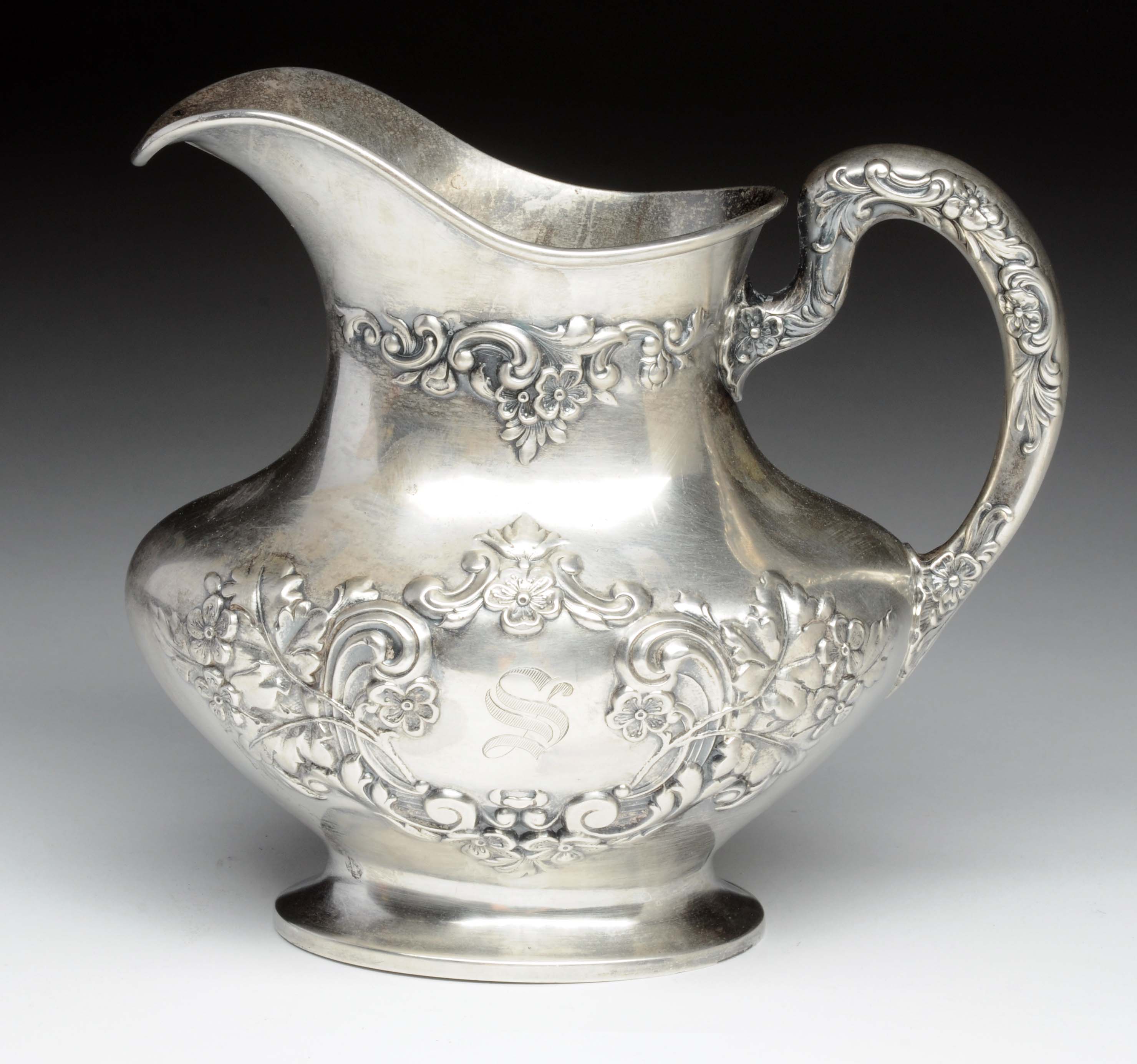 Lot Detail STERLING SILVER PITCHER.