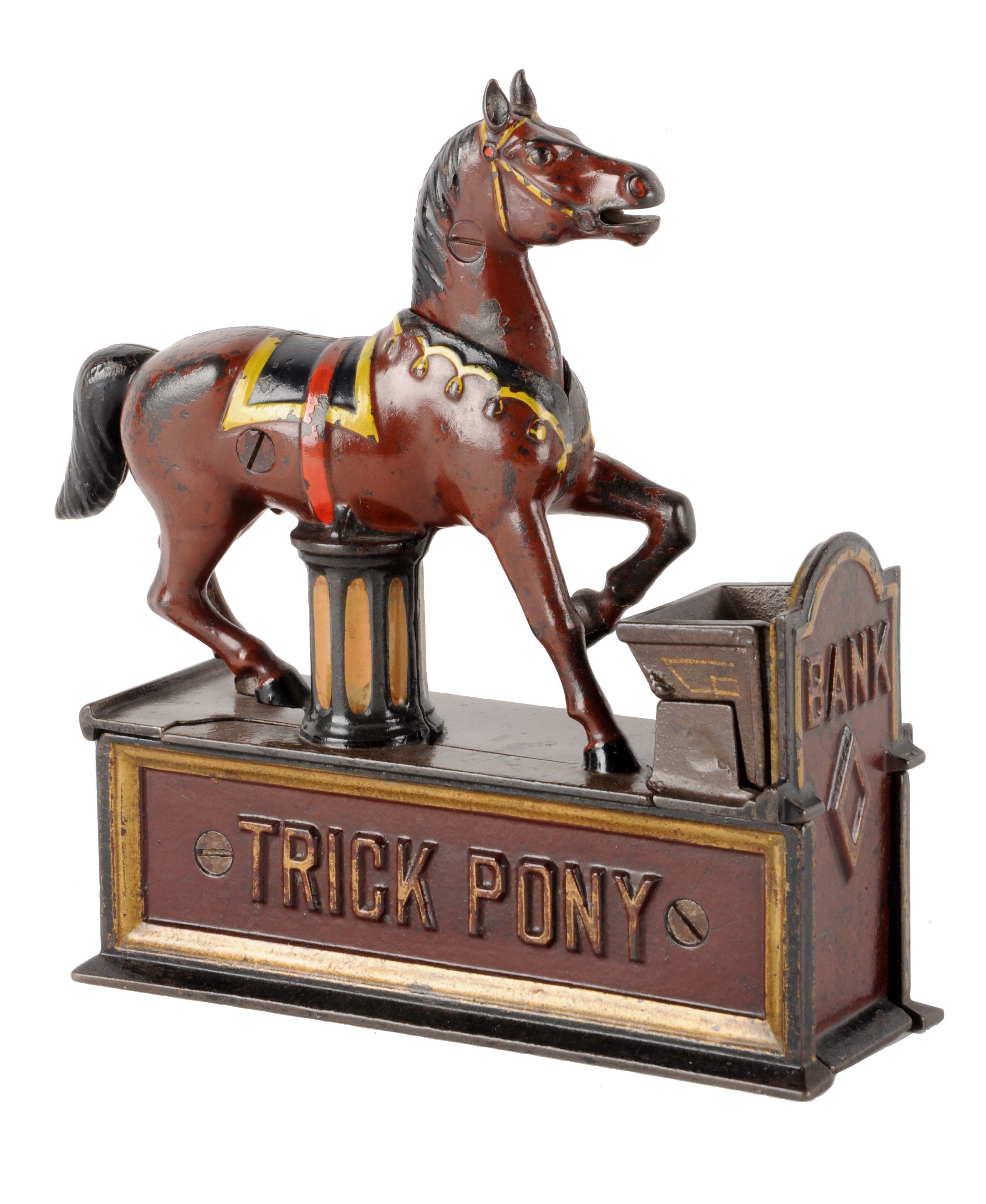 Lot Detail SHEPARD HARDWARE TRICK PONY CAST IRON MECHANICAL BANK.
