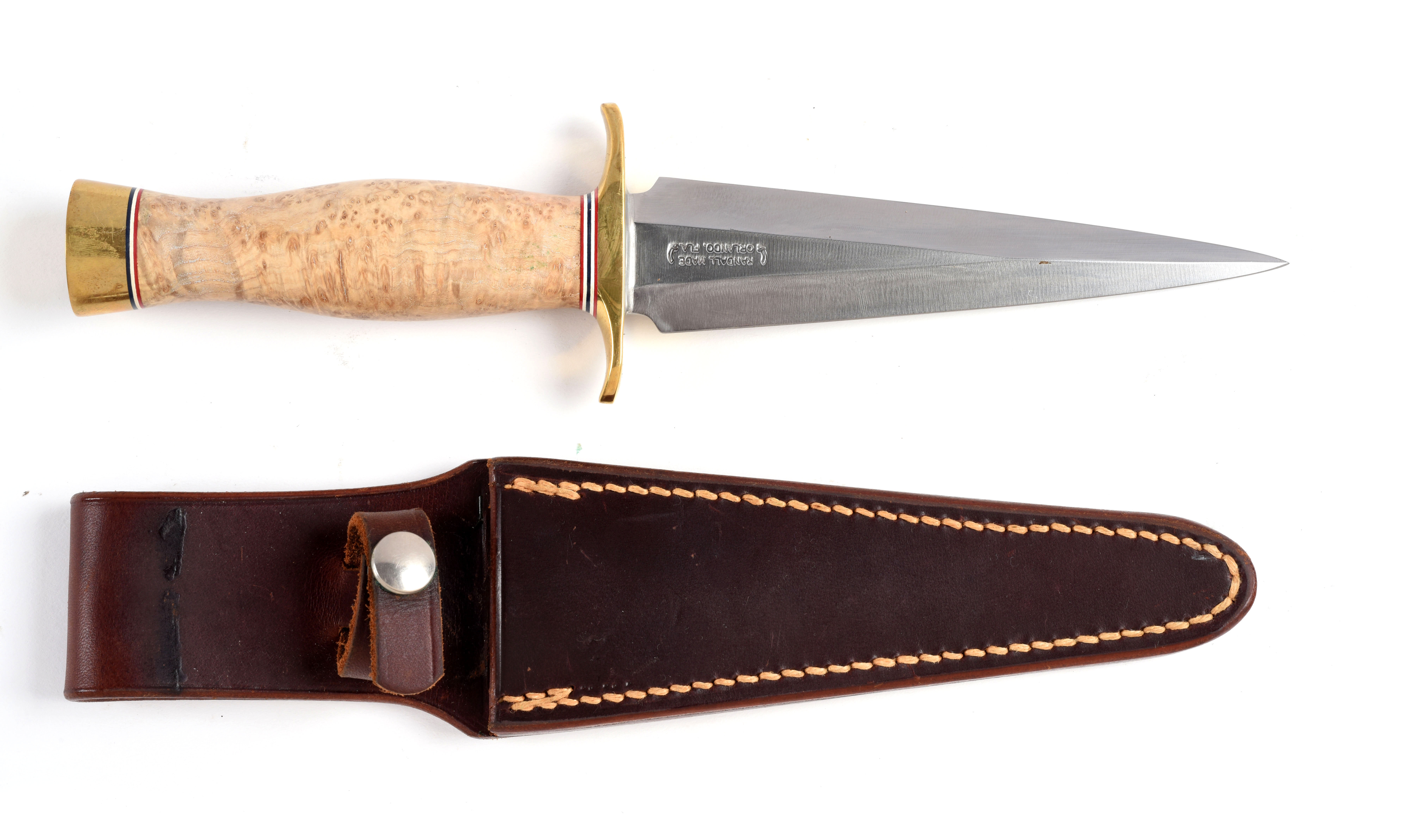 Lot Detail RANDALL MADE ORLANDO, FLORIDA MODEL 13 FIXED BLADE KNIFE.