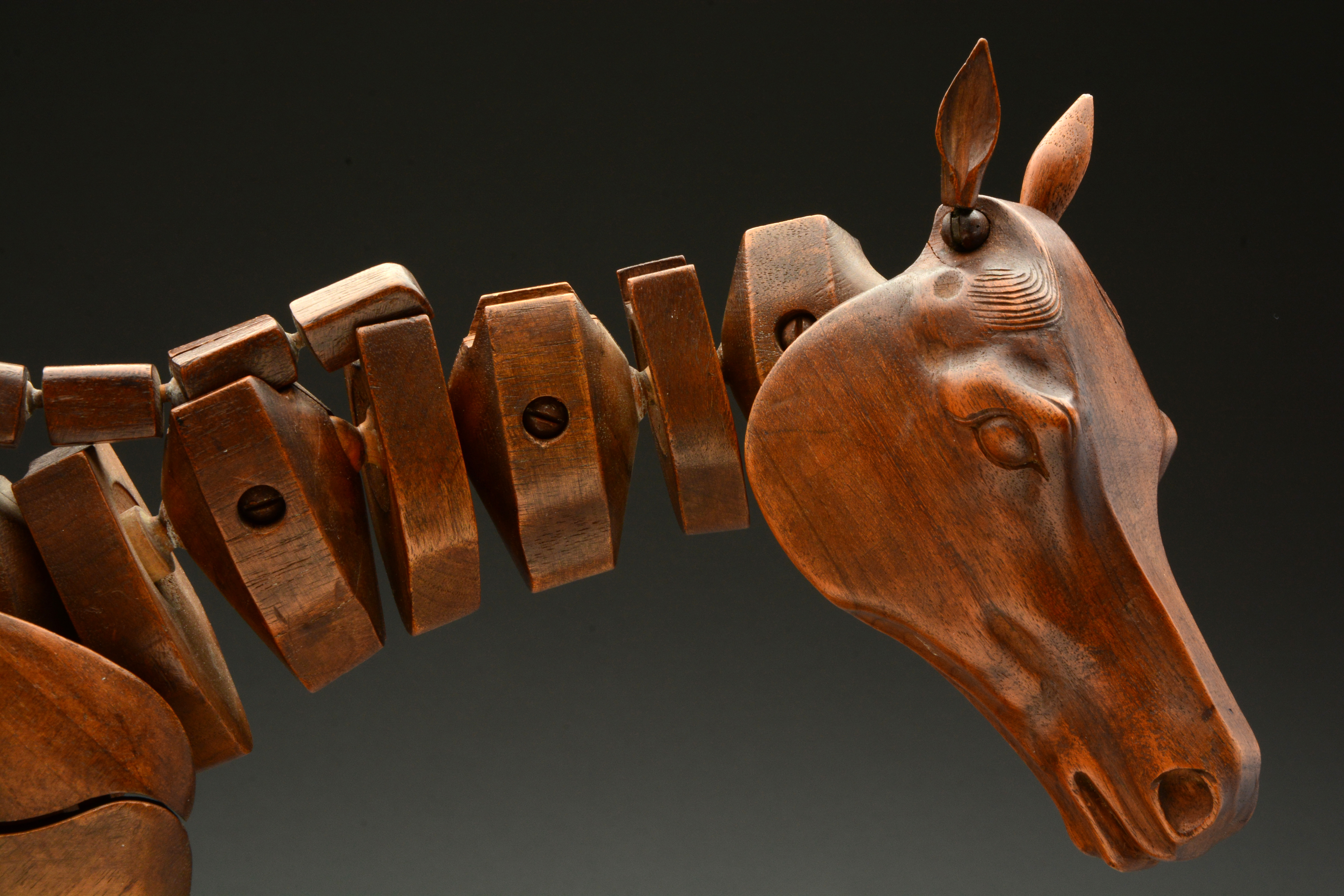 Lot Detail Antique Wooden Artist's Mannequin & Horse.