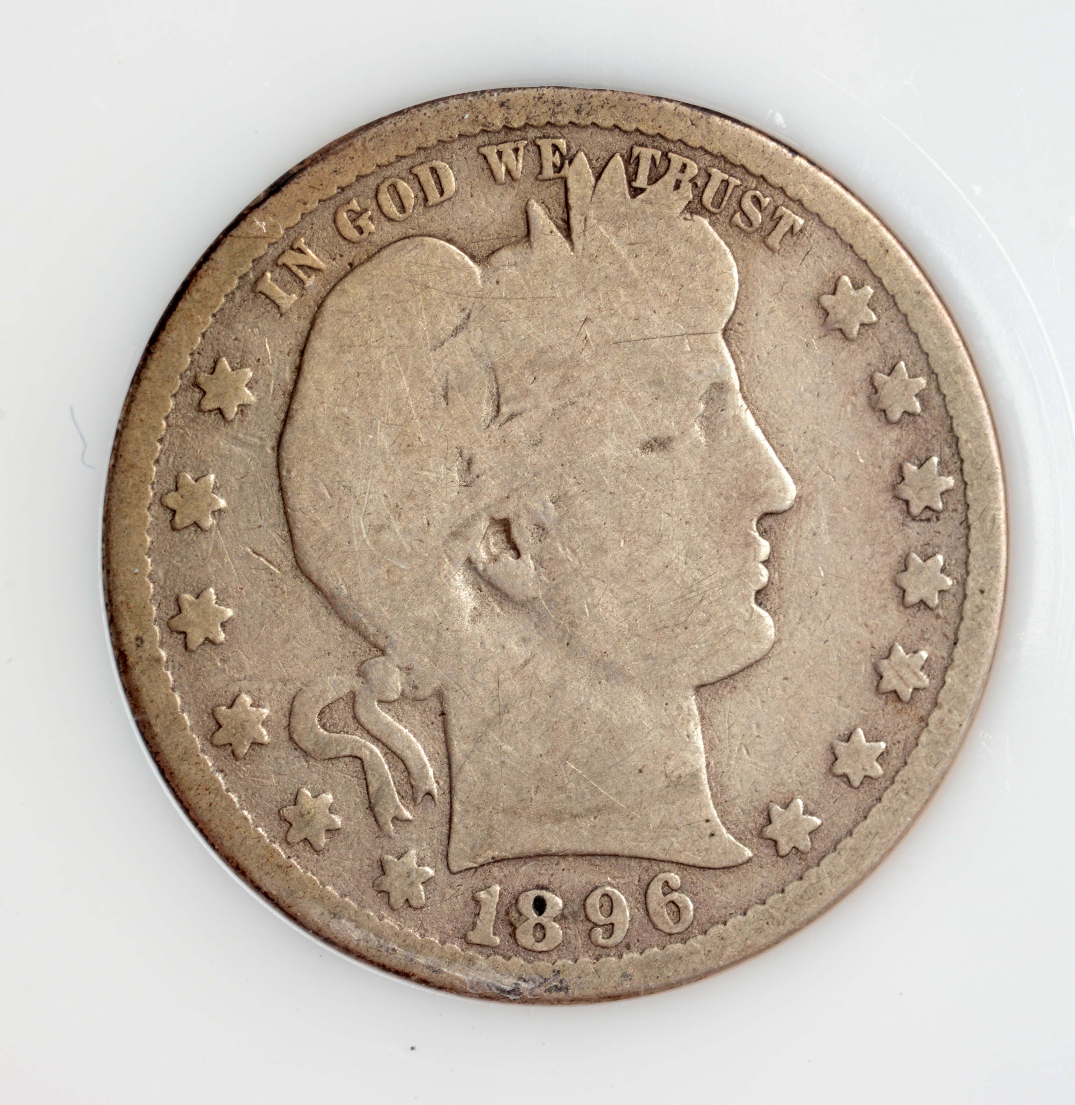 Lot Detail 1896 S BARBER QUARTER.