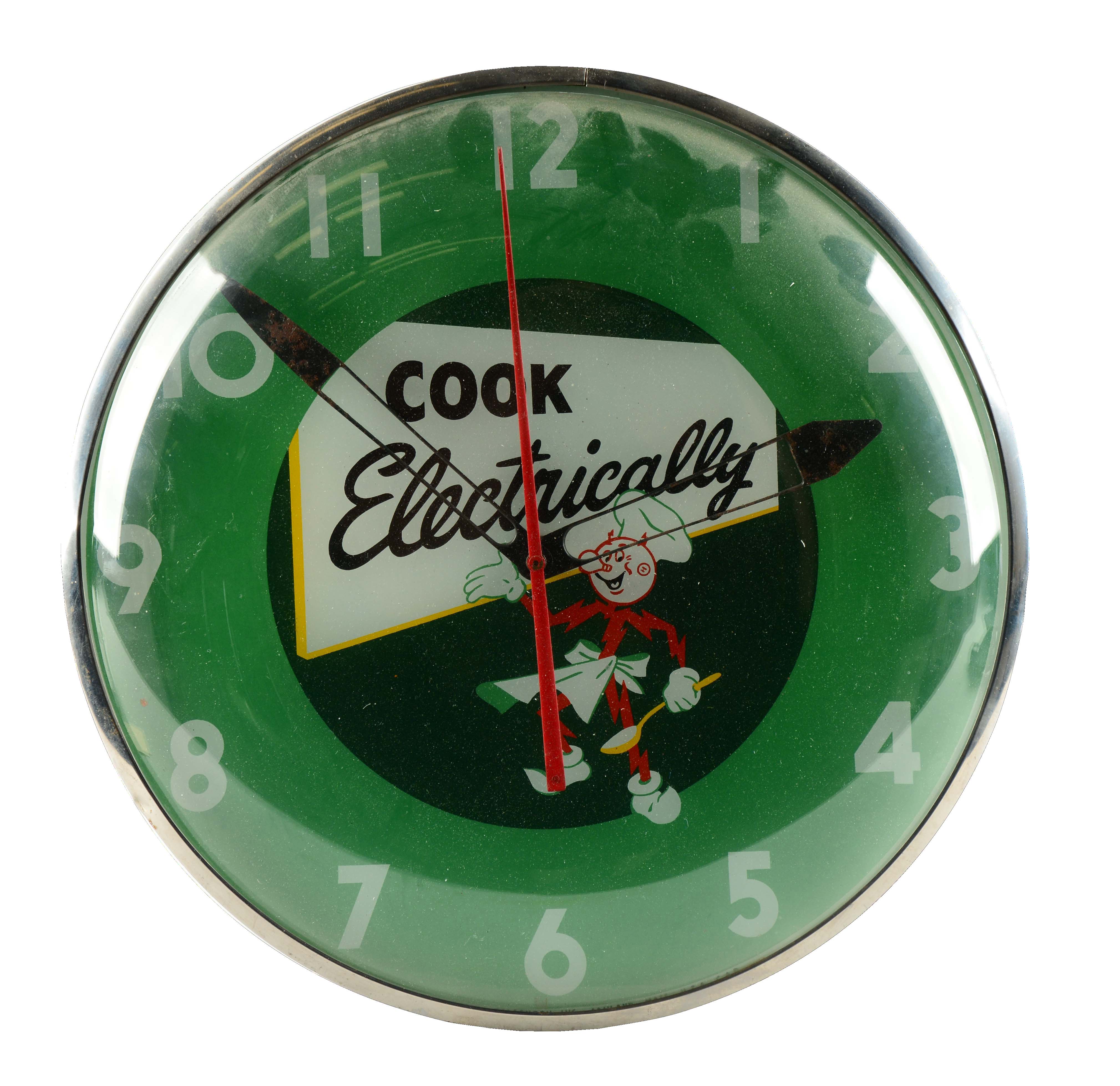 Lot Detail "COOK ELECTRICALLY" REDDY KILLOWATT CLOCK.