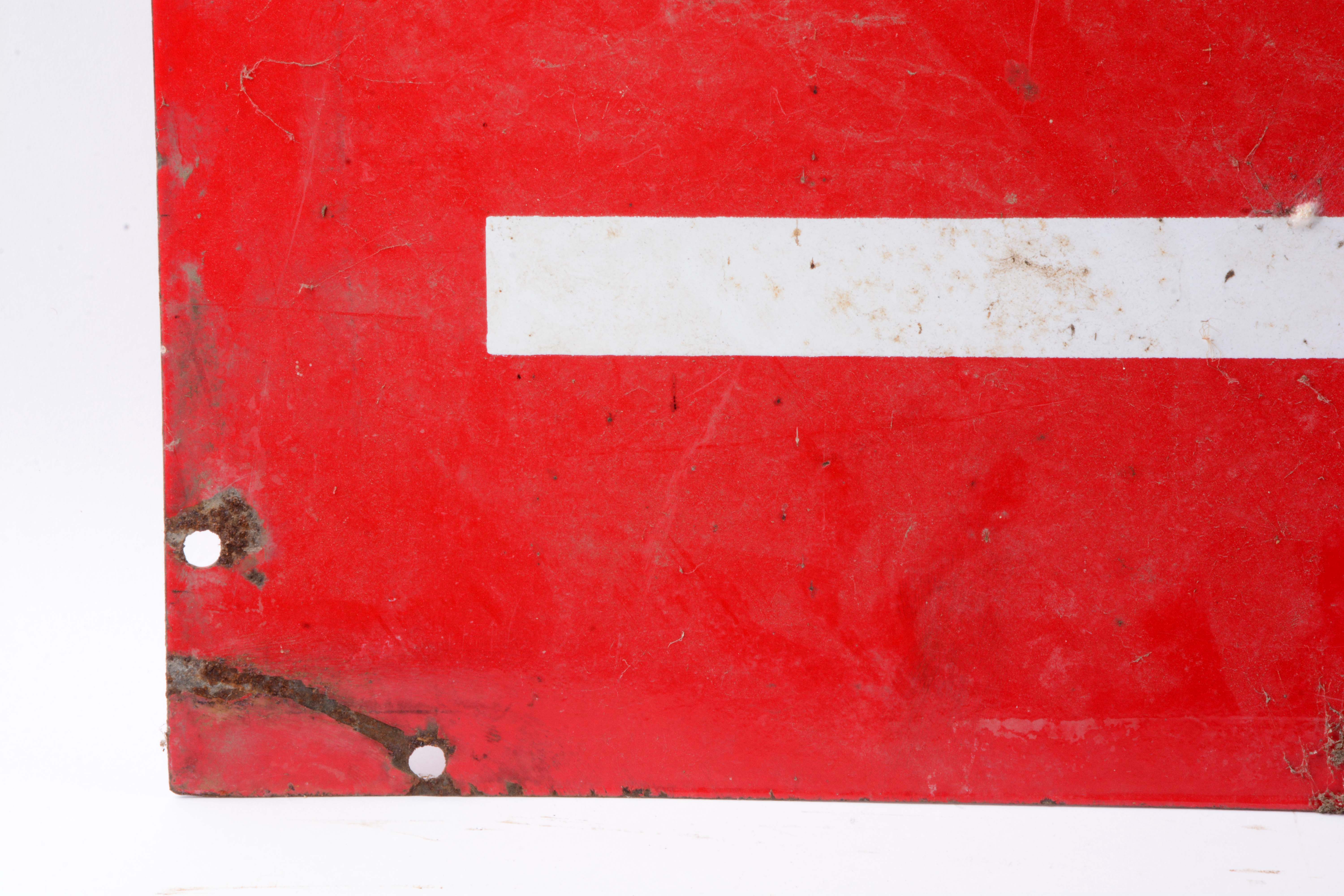 Lot Detail LARGE ATLANTIC IDENTIFICATION PORCELAIN SIGN.