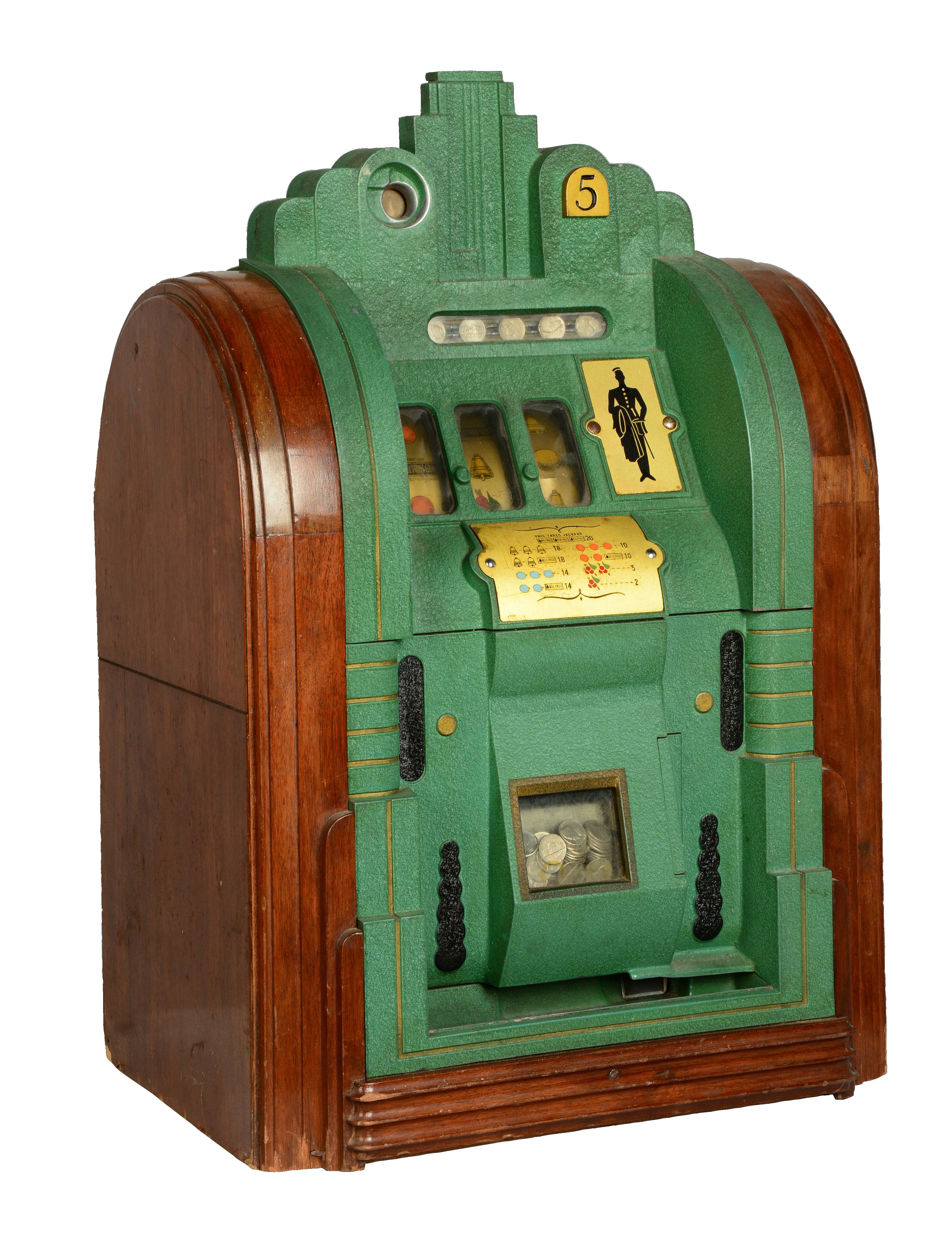 Lot Detail **5¢ MILLS EXTRAORDINARY SLOT MACHINE.