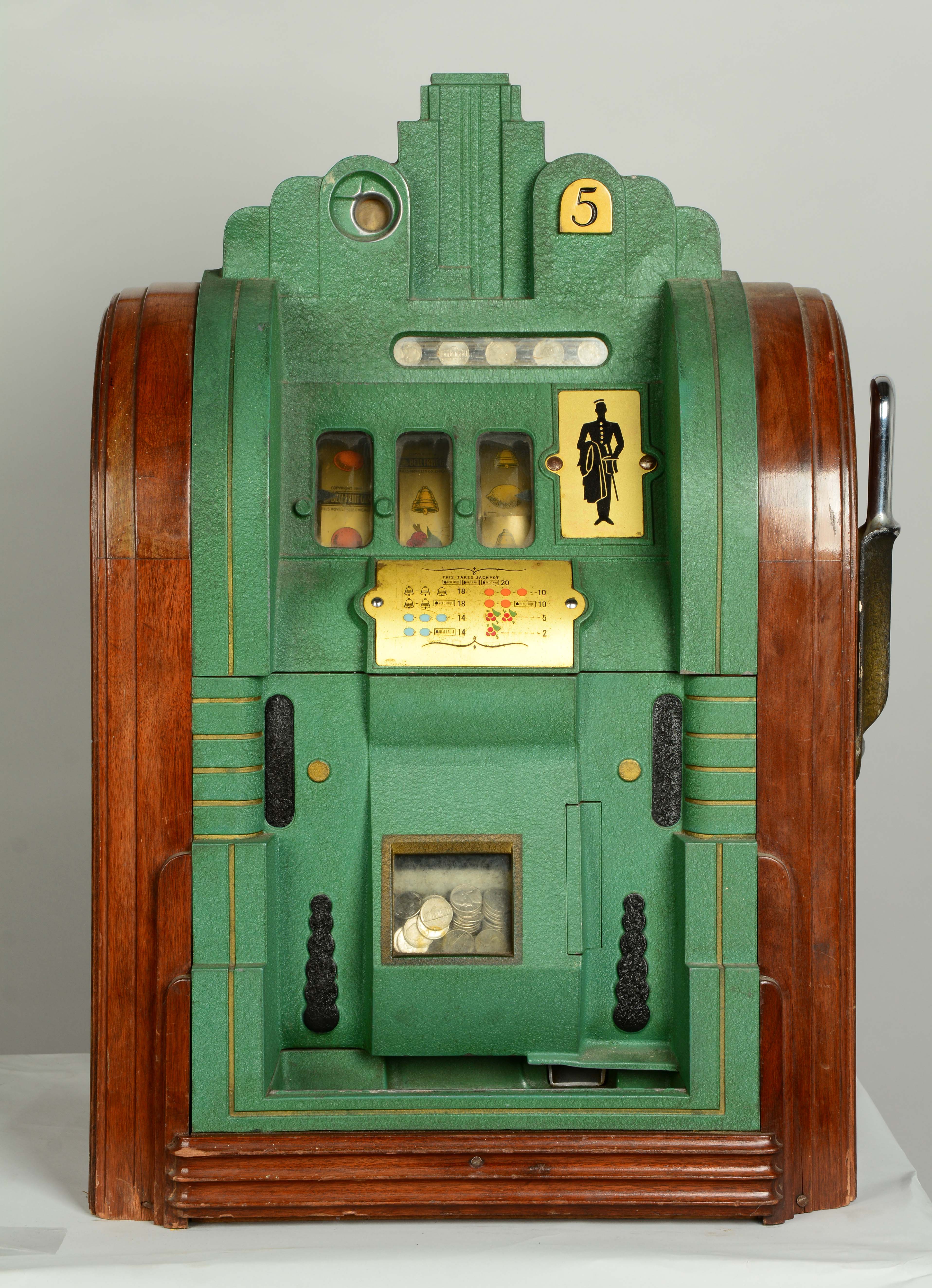 Lot Detail **5¢ MILLS EXTRAORDINARY SLOT MACHINE.