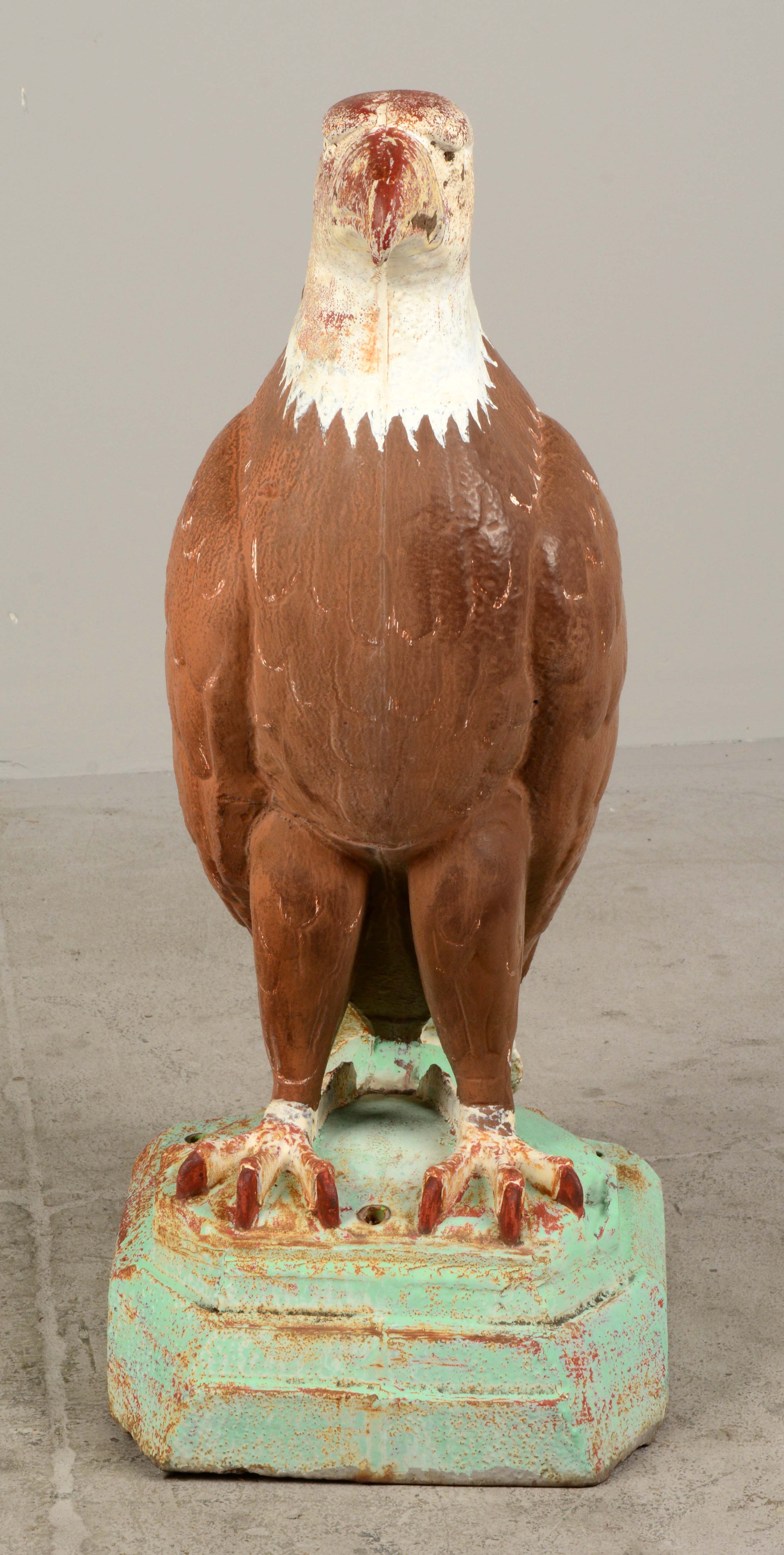 Lot Detail ORIGINAL CAST IRON WHITE EAGLE SERVICE STATION STATUE.