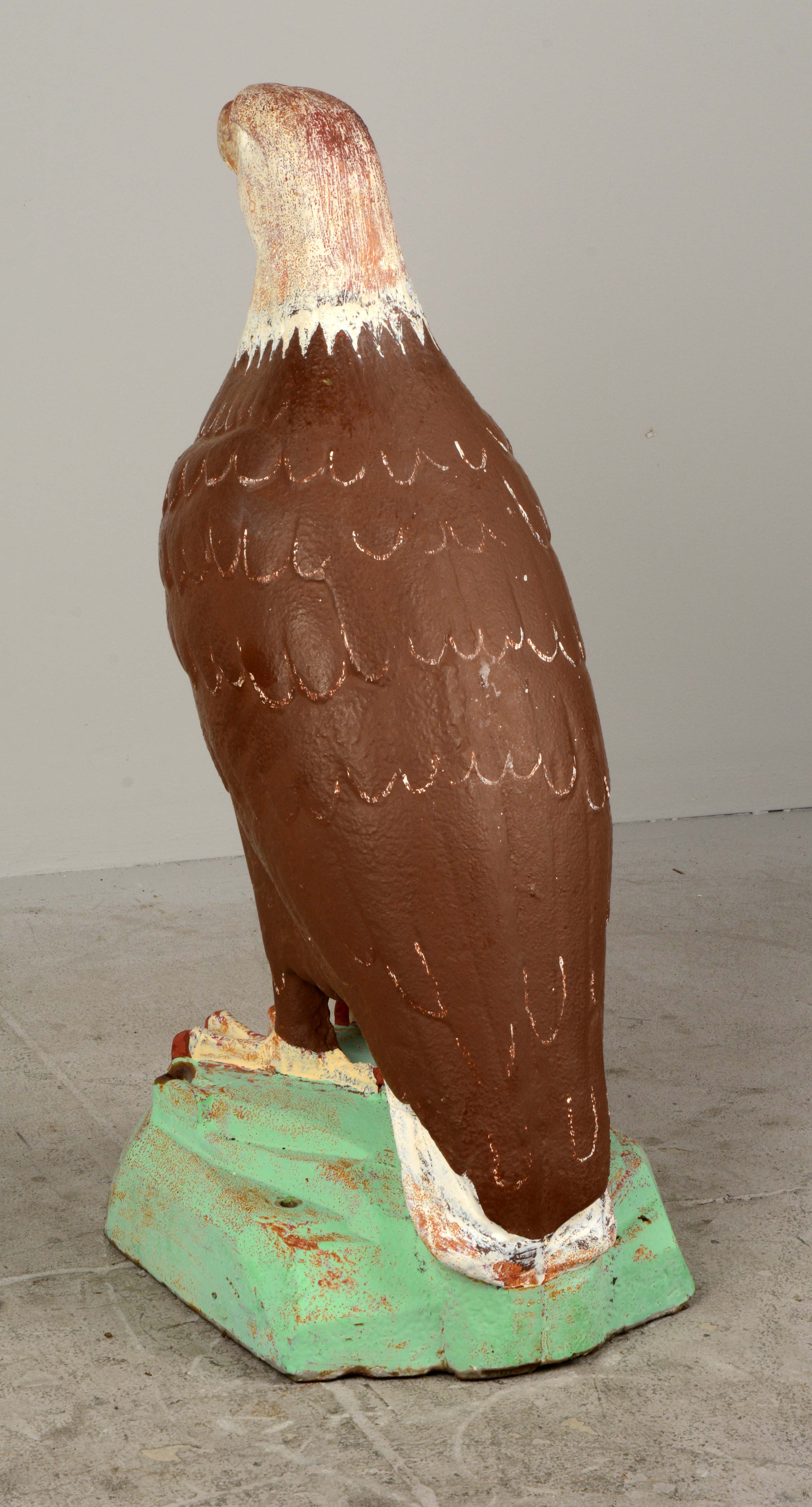 Lot Detail ORIGINAL CAST IRON WHITE EAGLE SERVICE STATION STATUE.